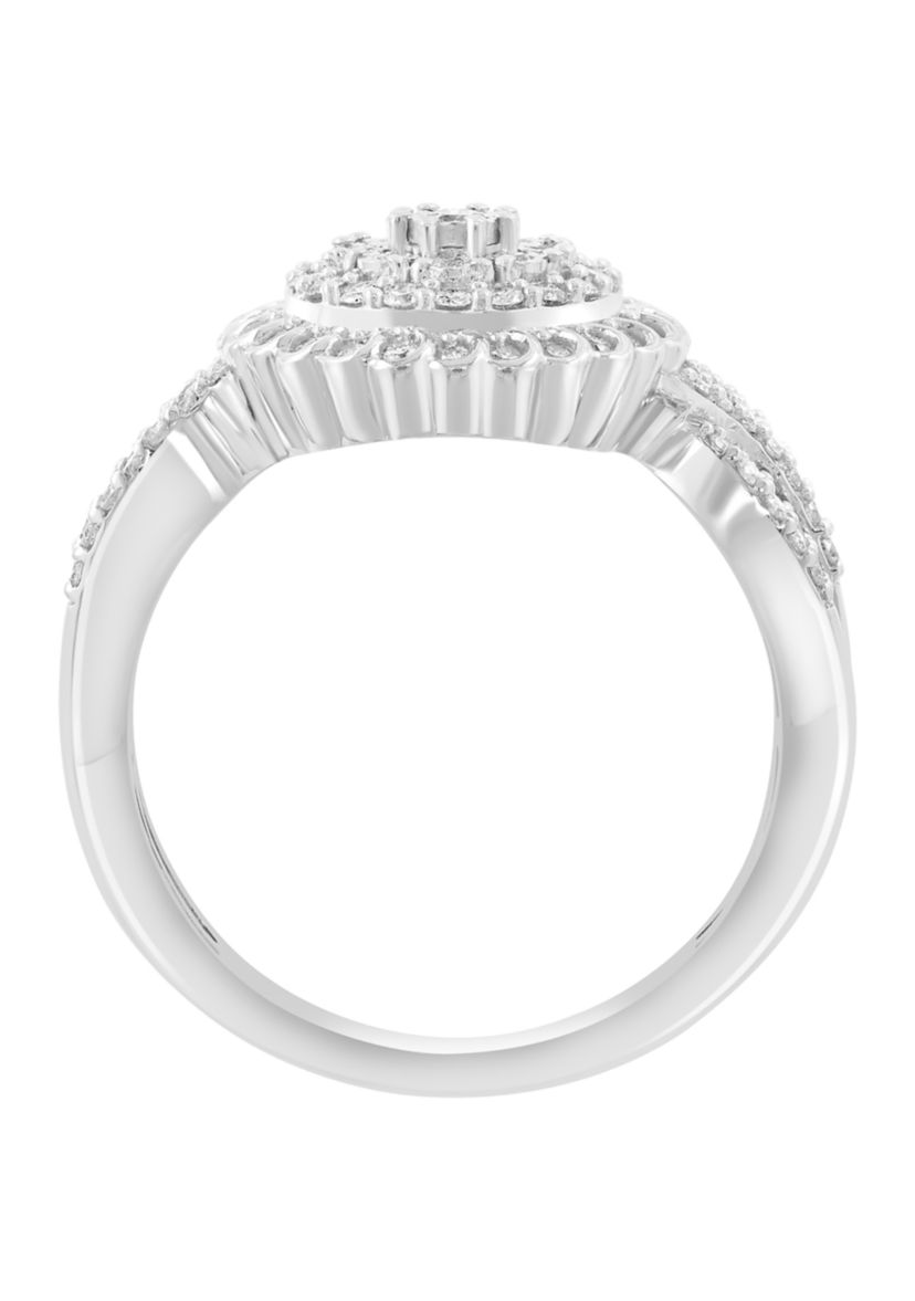 1/2 ct. t.w. Diamond Ring in 14K White Gold
