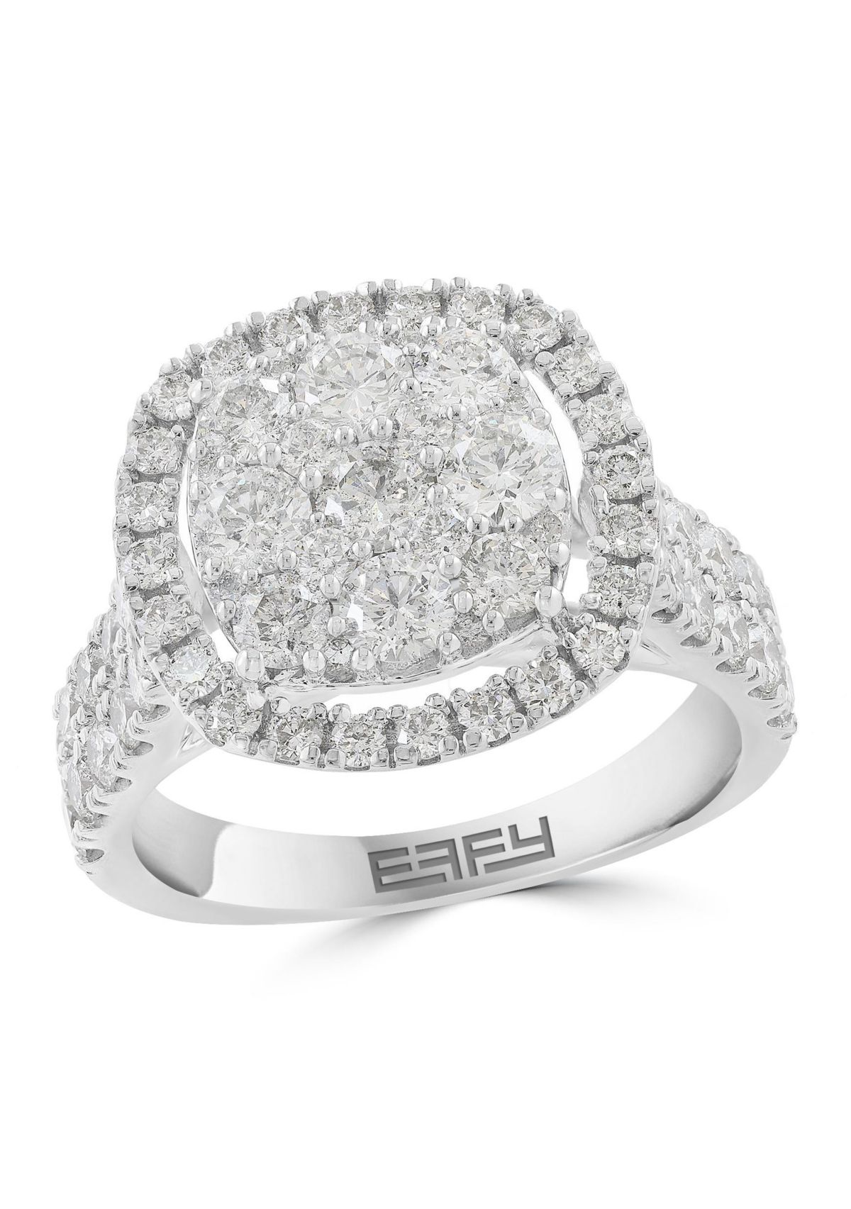 14K White Gold Diamond Ring 