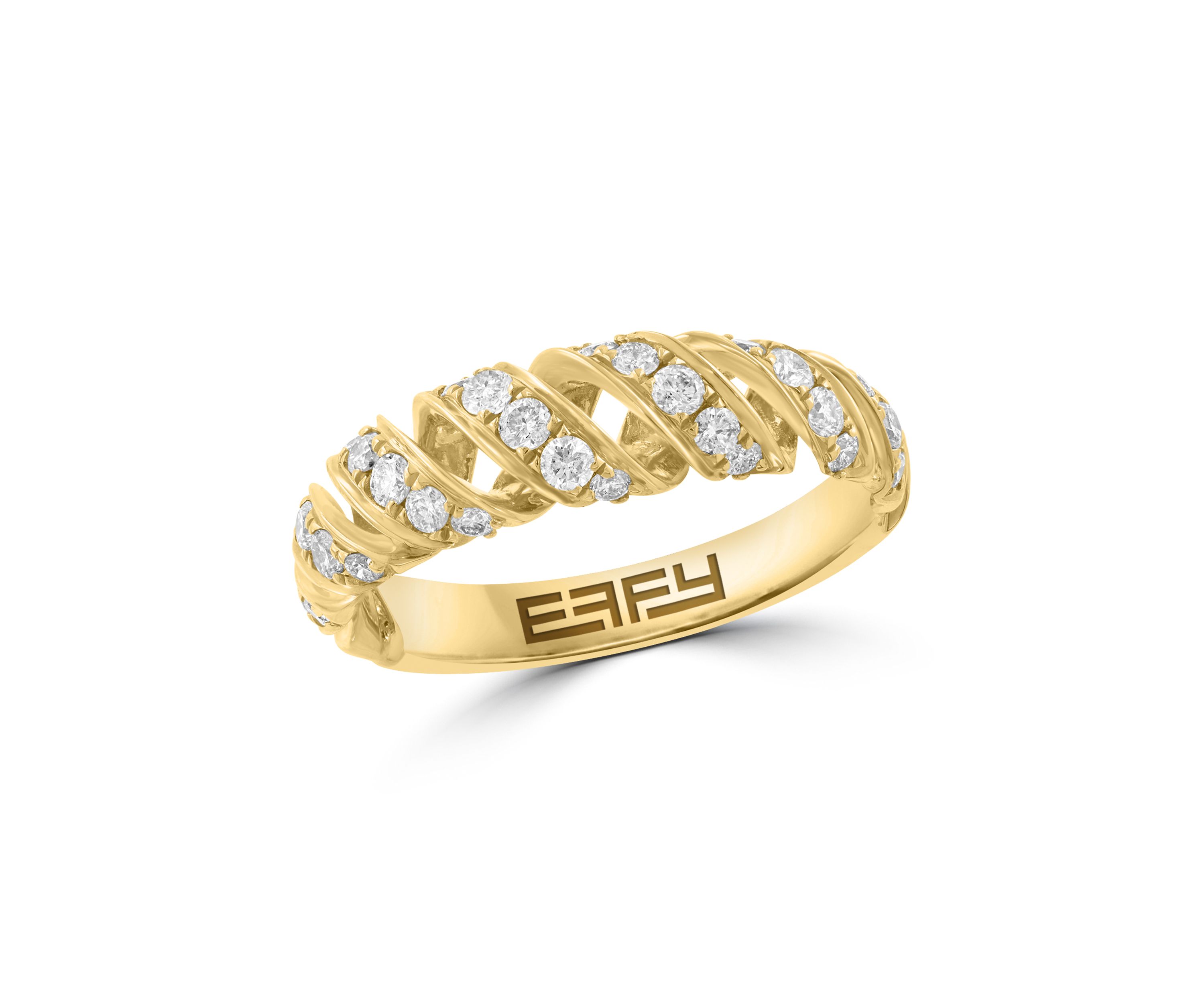 14K Yellow Gold Diamond Ring 
