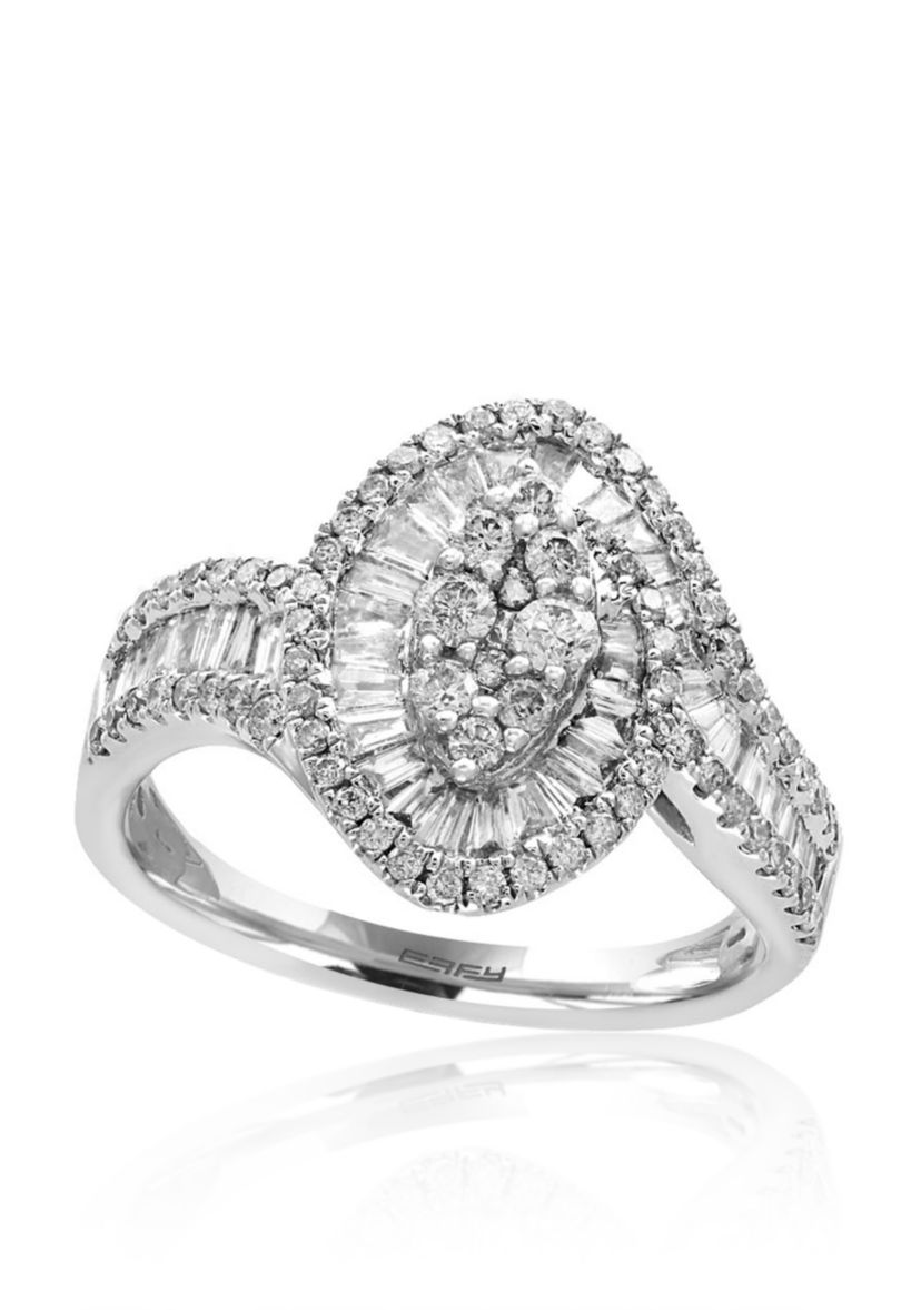 1.03 ct. t.w. Diamond Ring in 14K White Gold