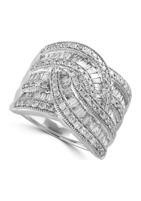 Effy 14K White Gold 1.47 Ct. T.w. Diamond Ring