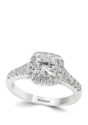Effy 1.4 Ct. T.w. Diamond Infinite Love Engagement Ring 14K White Gold, 7 -  0191120186153