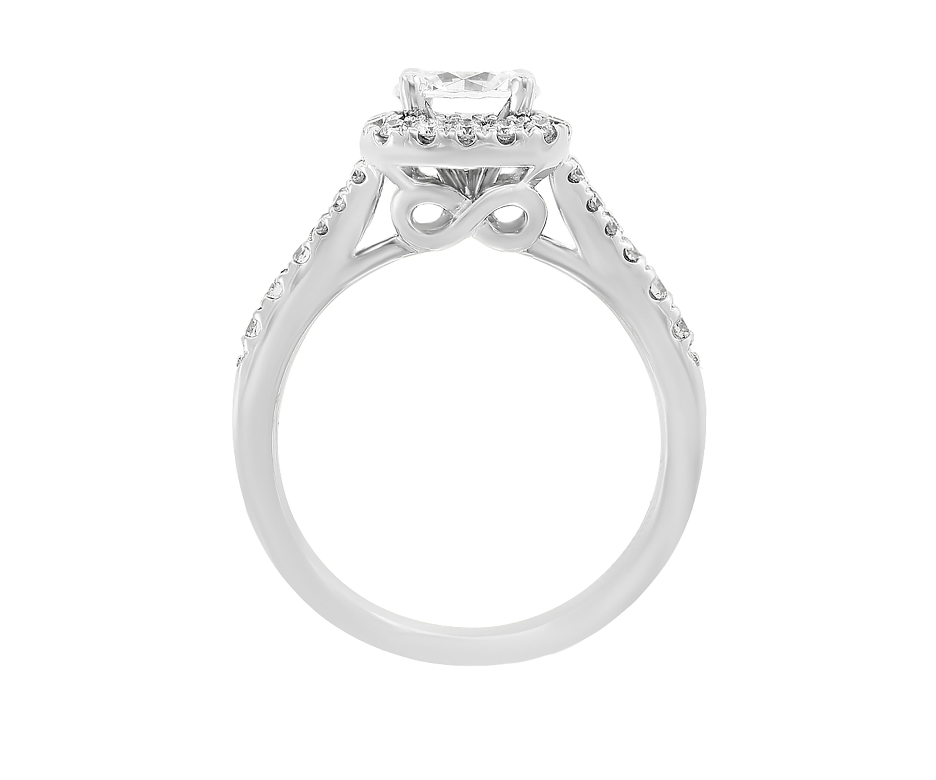 1.4 ct. t.w. Diamond Infinite Love Engagement Ring 14k White Gold