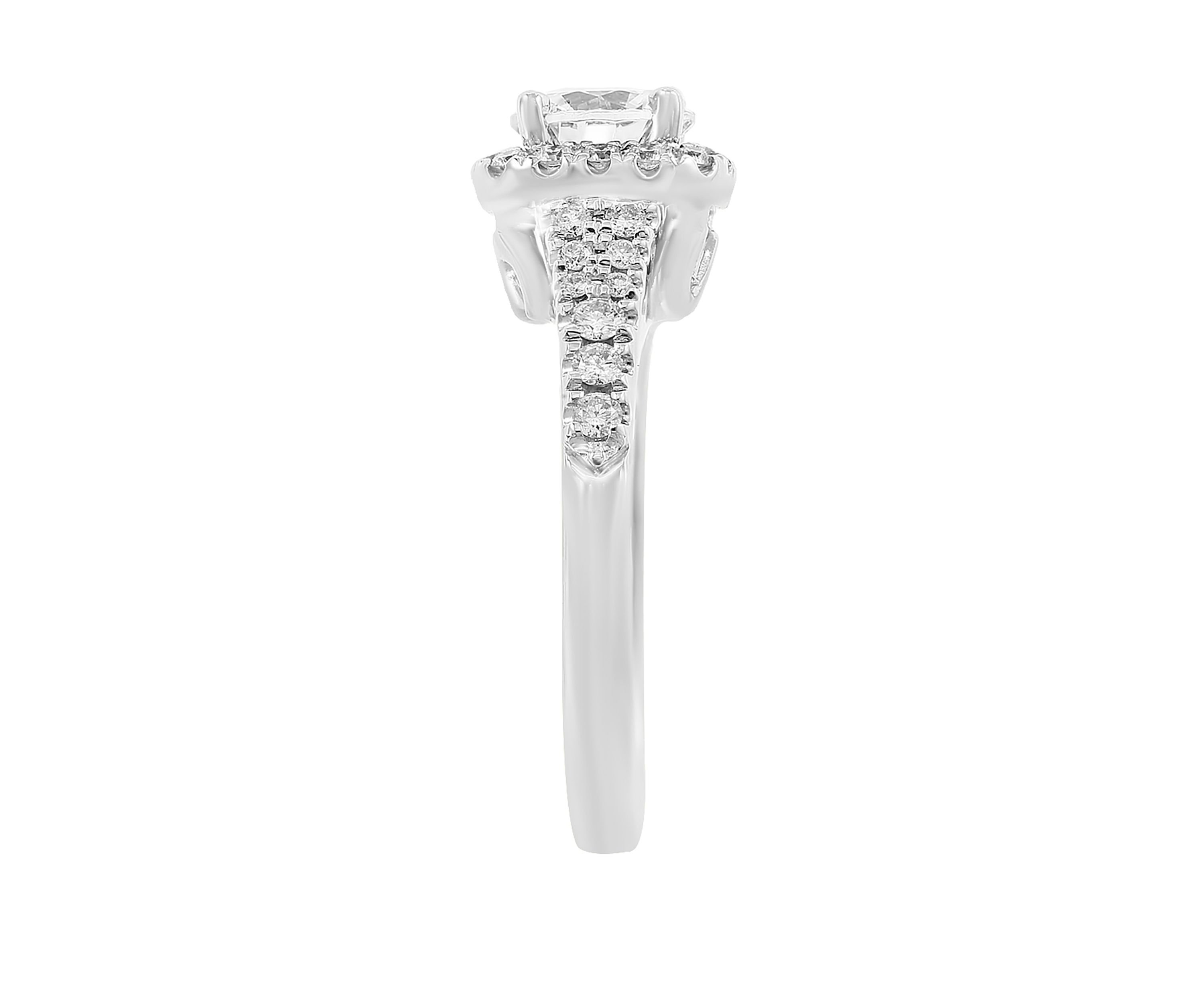 1.4 ct. t.w. Diamond Infinite Love Engagement Ring 14k White Gold