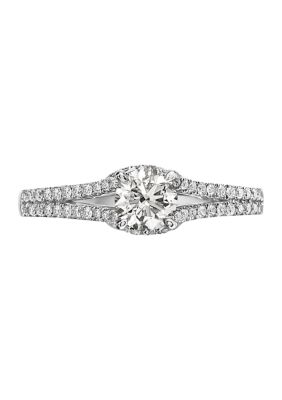 Effy 3/4 Ct. T.w. Diamond PavÃ© Classica Ring In 14K White Gold, 7 -  0191120031897