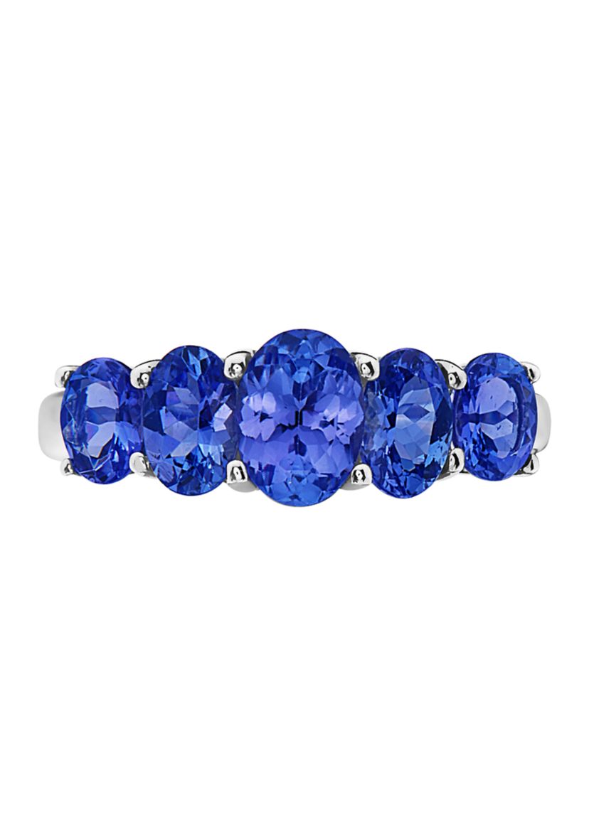 2.15 ct. t.w. Tanzanite Ring in Sterling Silver
