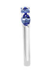 1 ct. t.w. Tanzanite Band in Sterling Silver