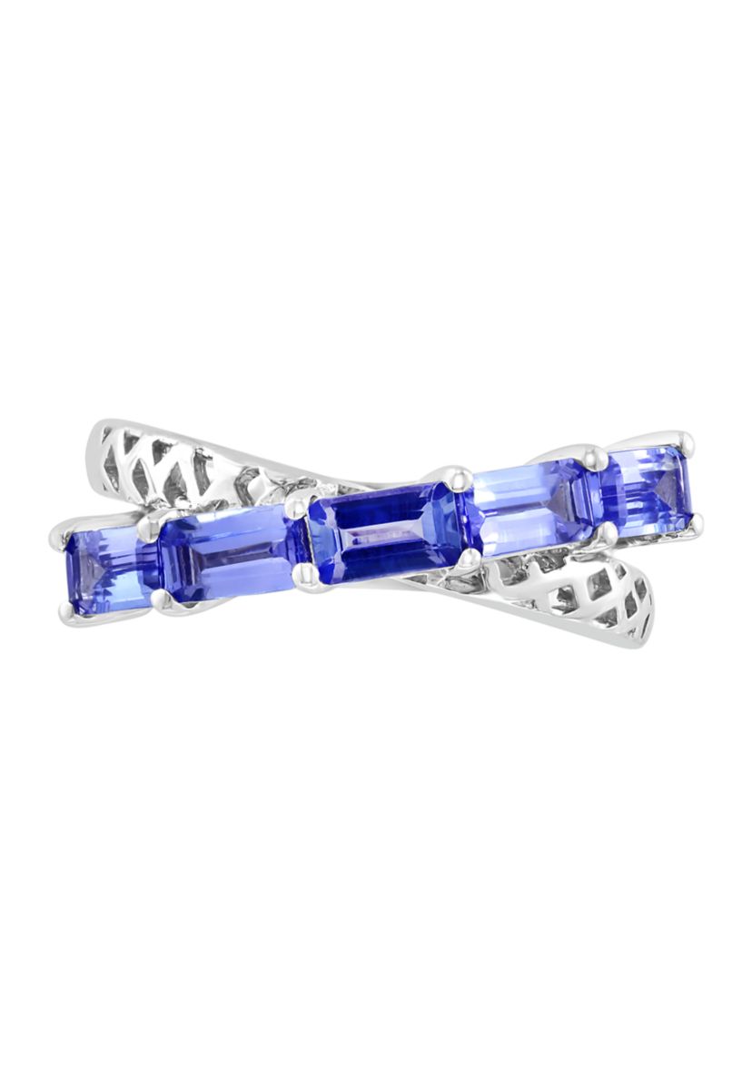 1.52 ct. t.w. Tanzanite Ring in Sterling Silver