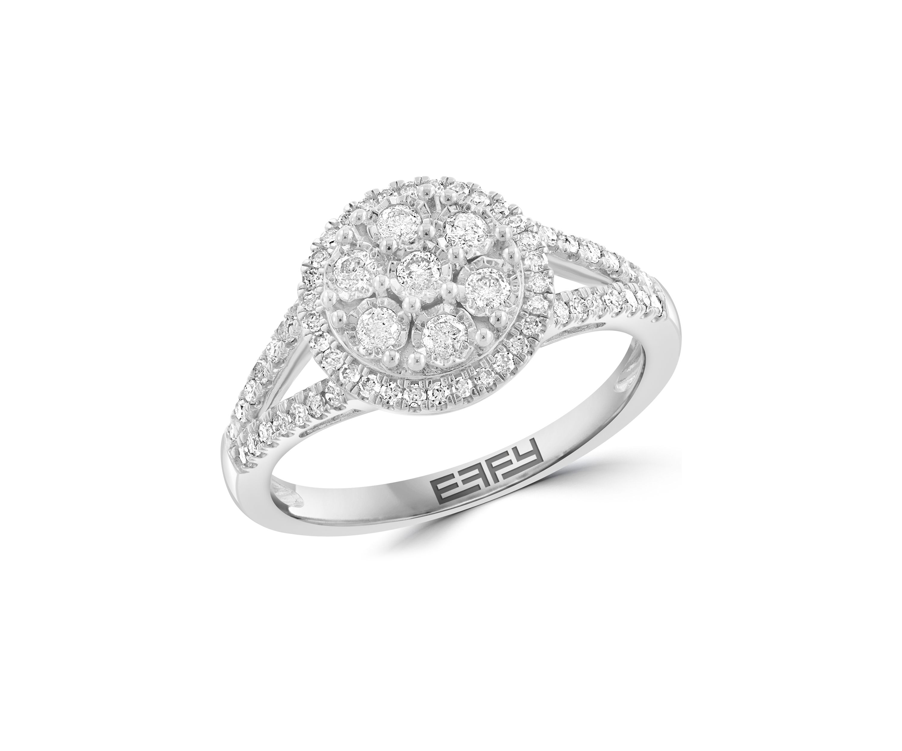 Sterling Silver Diamond Ring