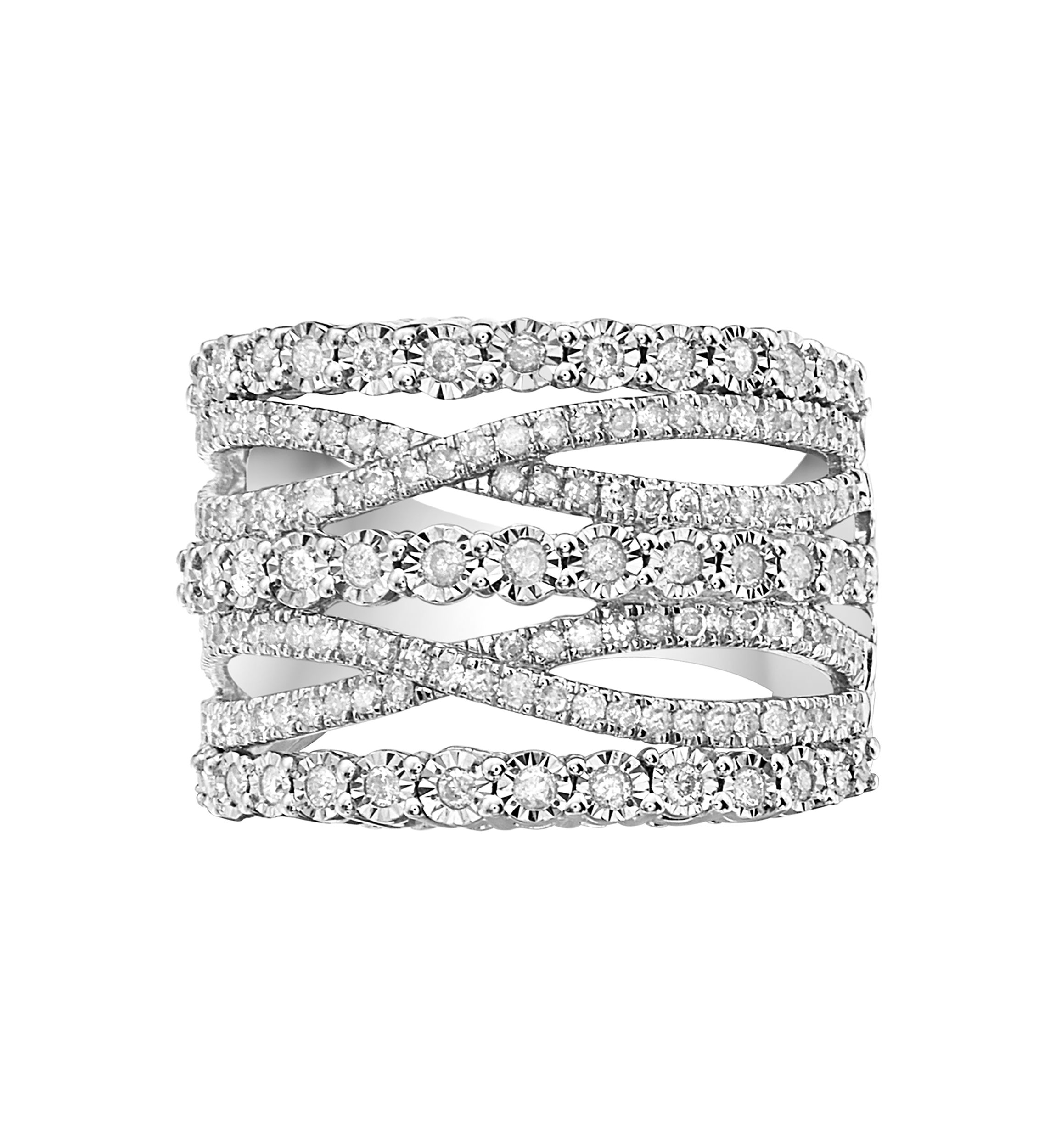 1 ct. t.w. Diamond Ring in Sterling Silver