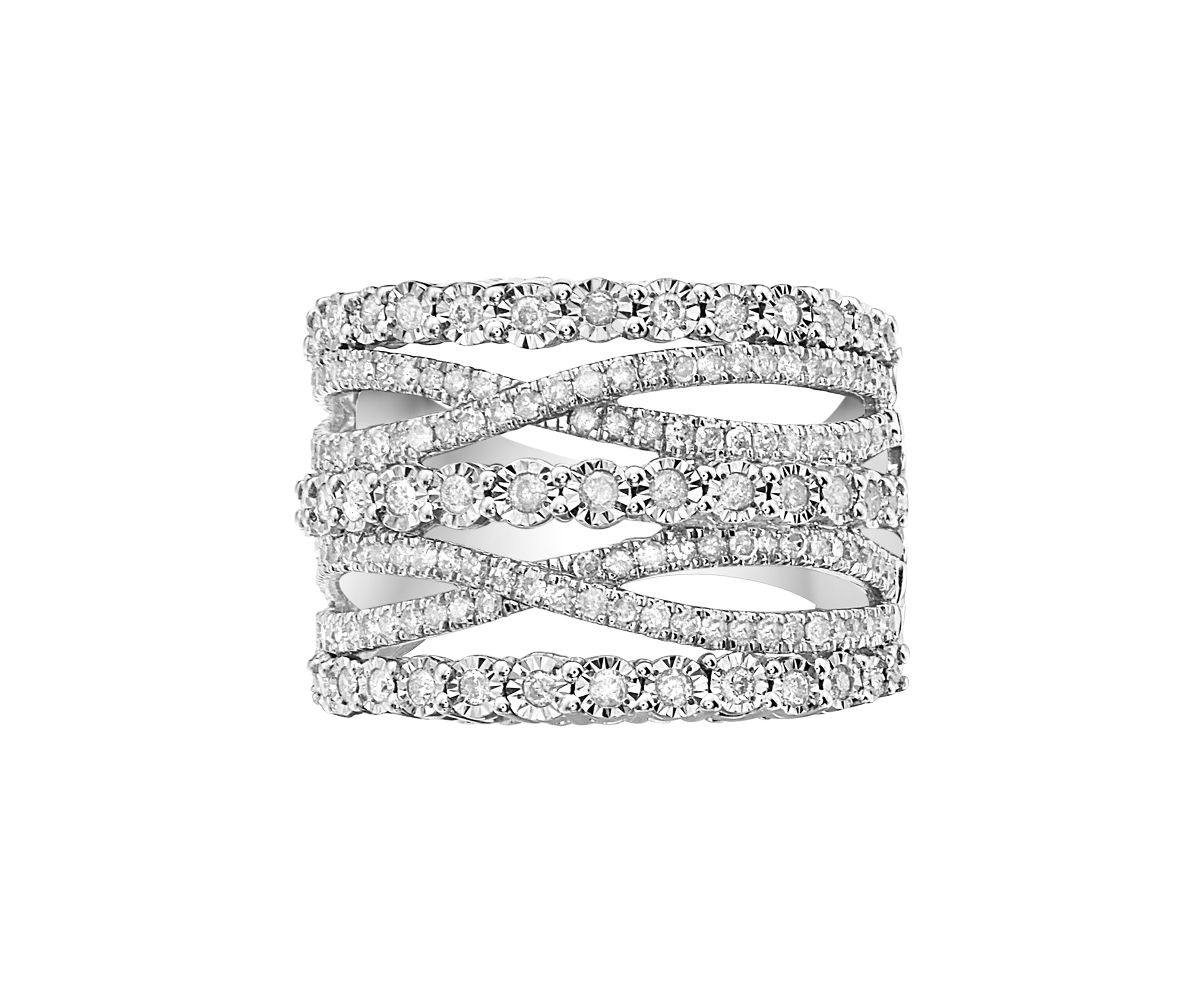 1 ct. t.w. Diamond Ring in Sterling Silver
