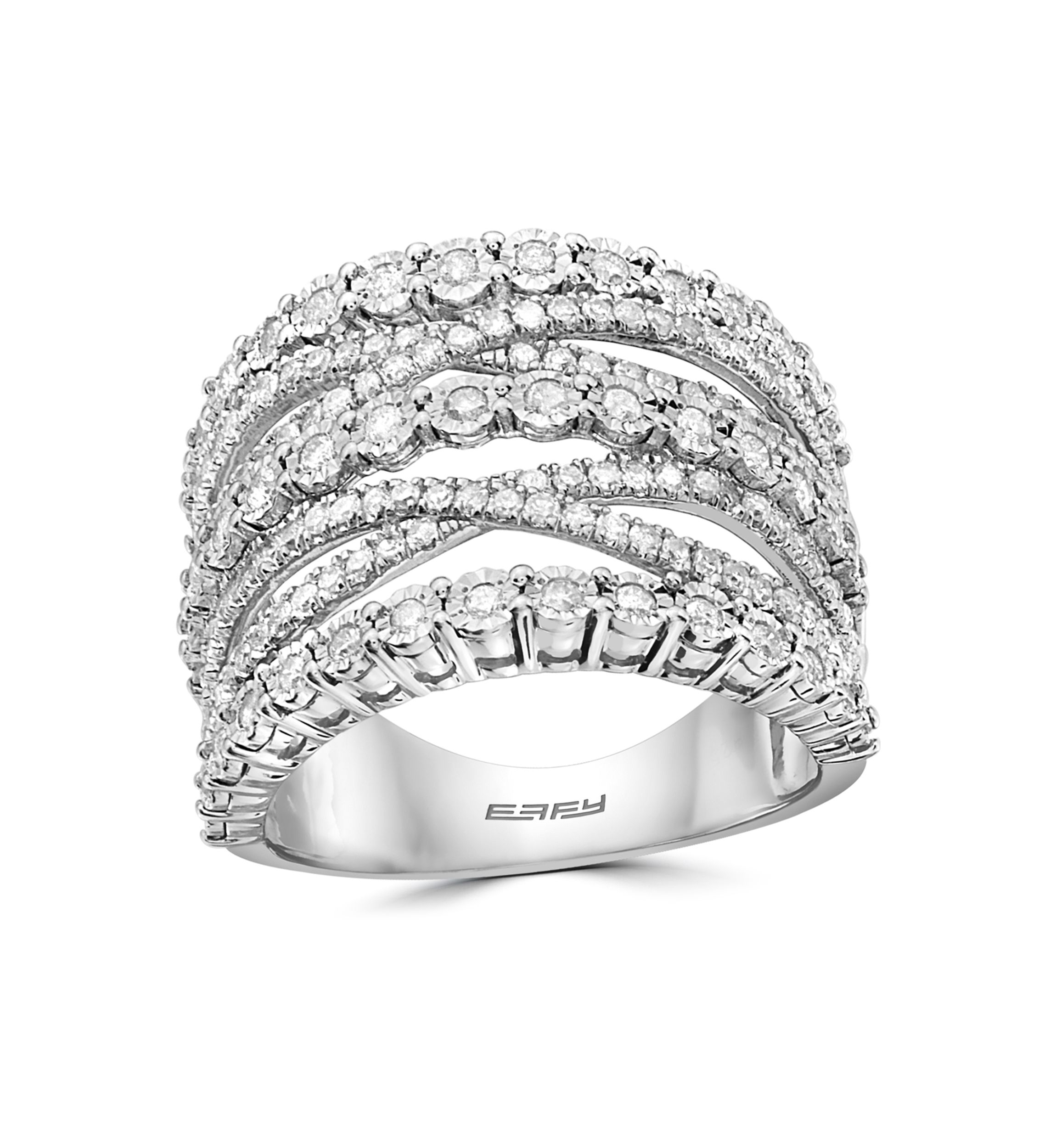 1 ct. t.w. Diamond Ring in Sterling Silver