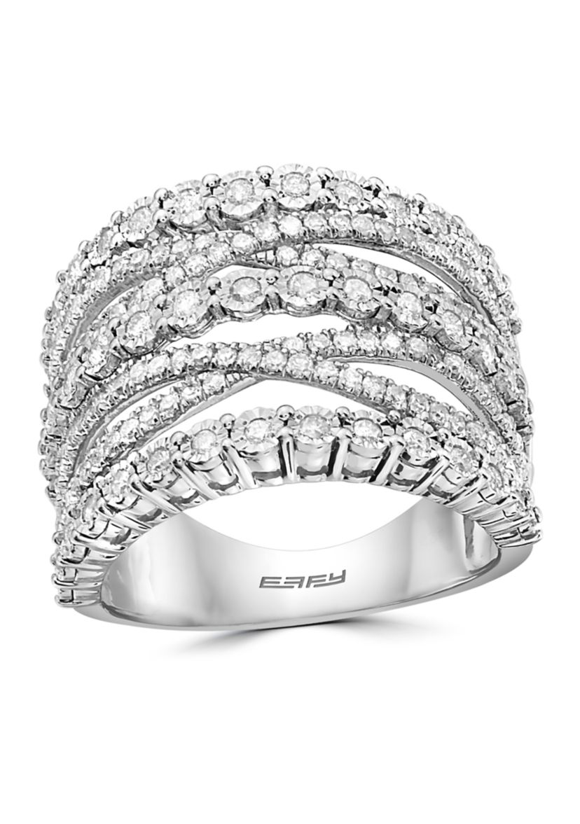 1 ct. t.w. Diamond Ring in Sterling Silver
