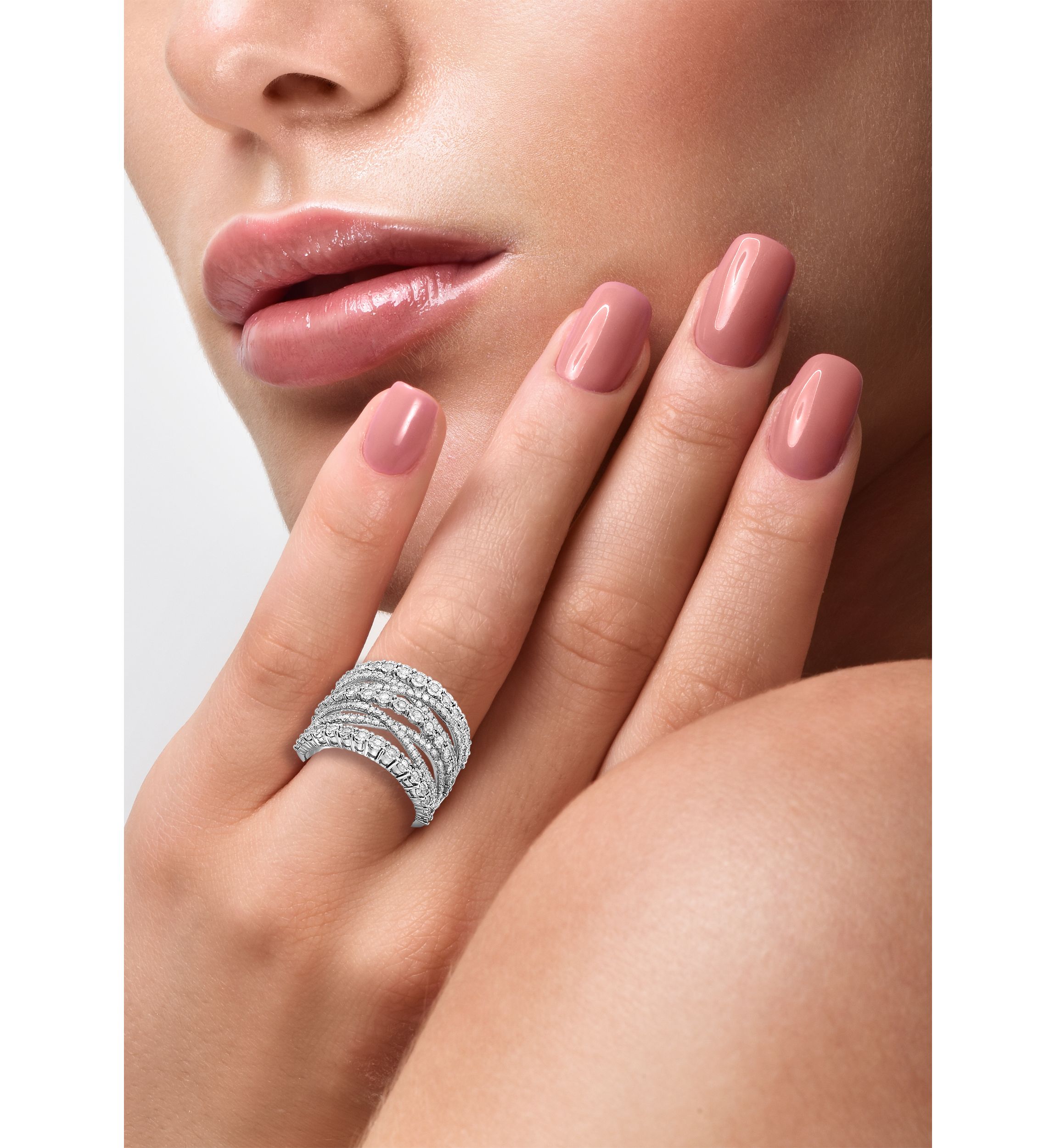1 ct. t.w. Diamond Ring in Sterling Silver
