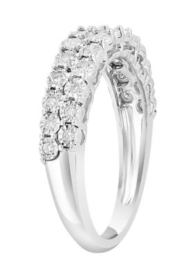 Effy 1/4 Ct. T.w. Diamond Ring In Sterling Silver