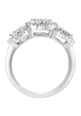 Effy 1/2 Ct. T.w. Diamond Ring In Sterling Silver