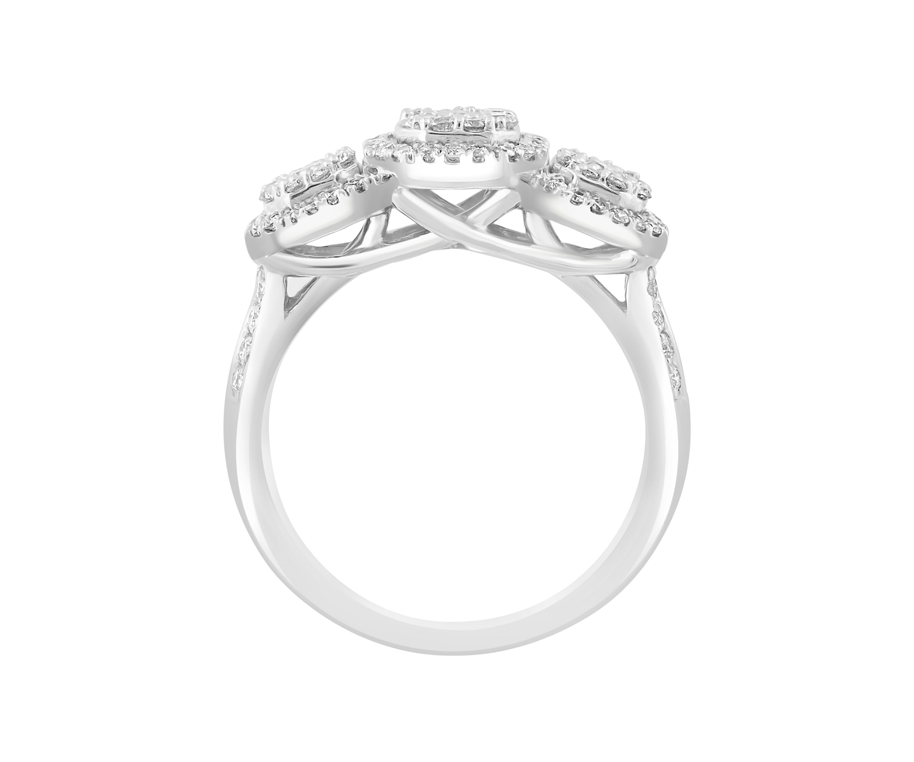 1 ct. t.w. Diamond Ring in Sterling Silver