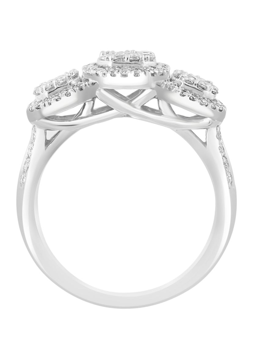 1 ct. t.w. Diamond Ring in Sterling Silver