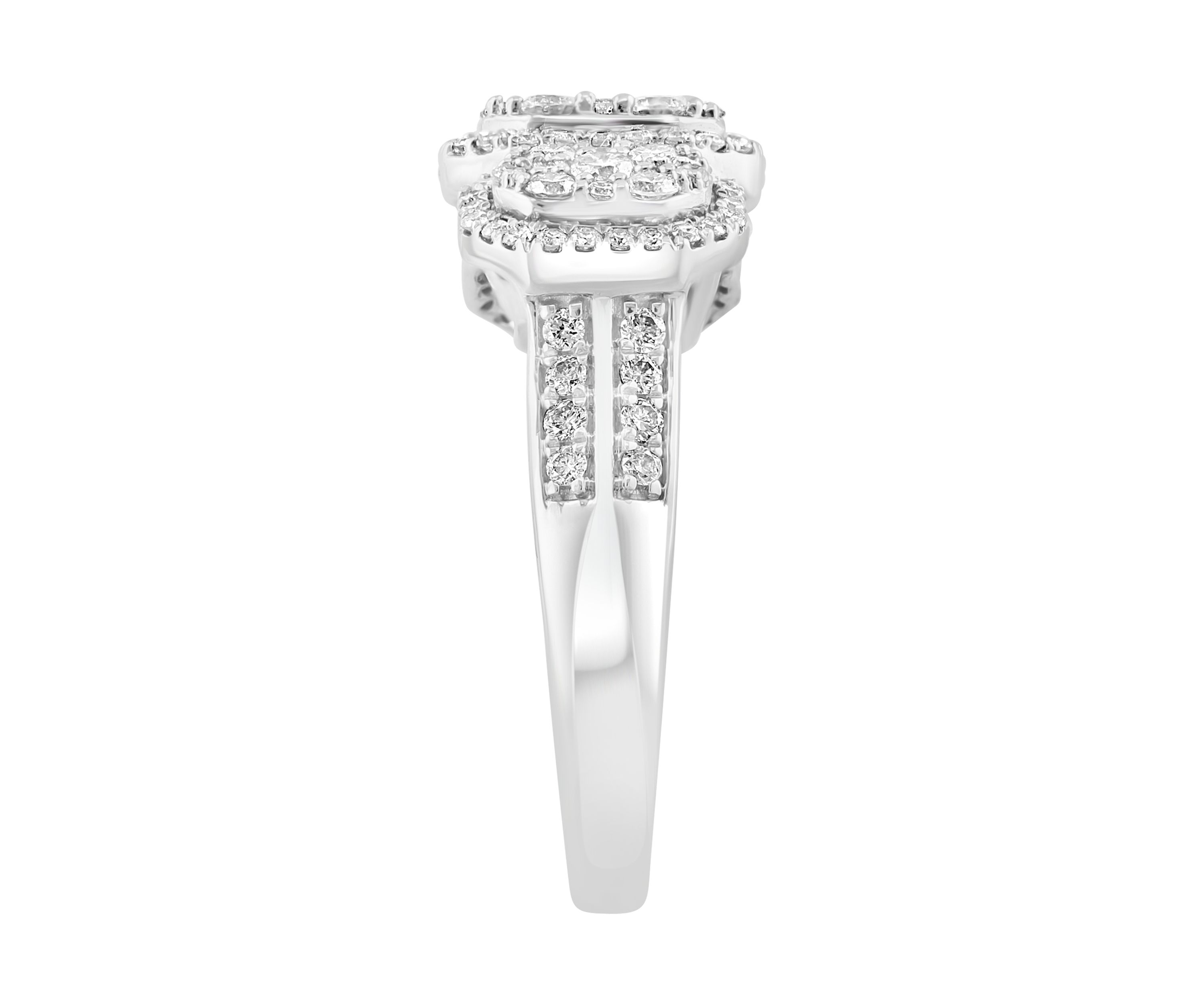 1 ct. t.w. Diamond Ring in Sterling Silver