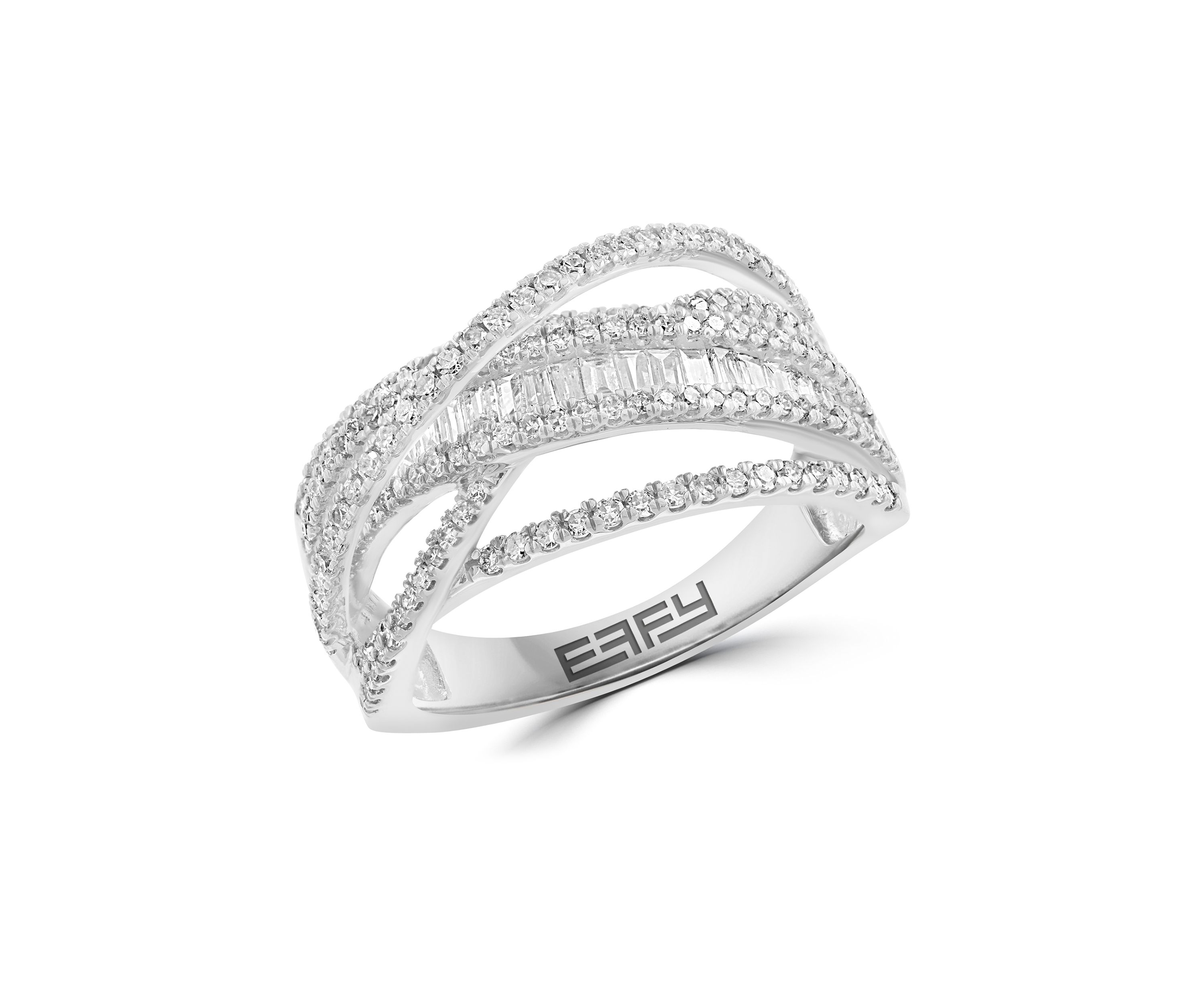 14K White Gold Diamond Ring