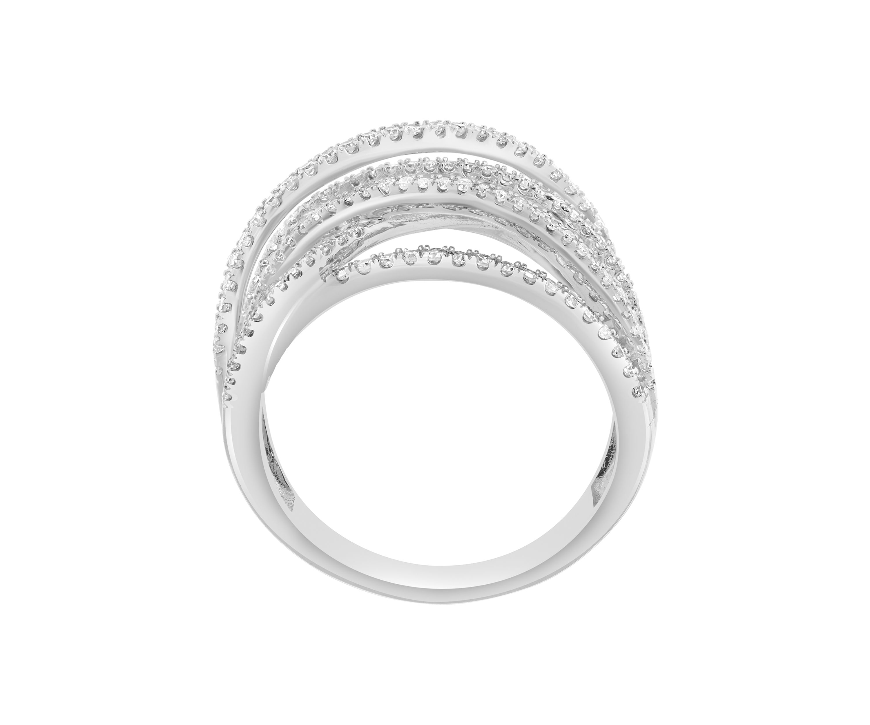 14K White Gold Diamond Ring