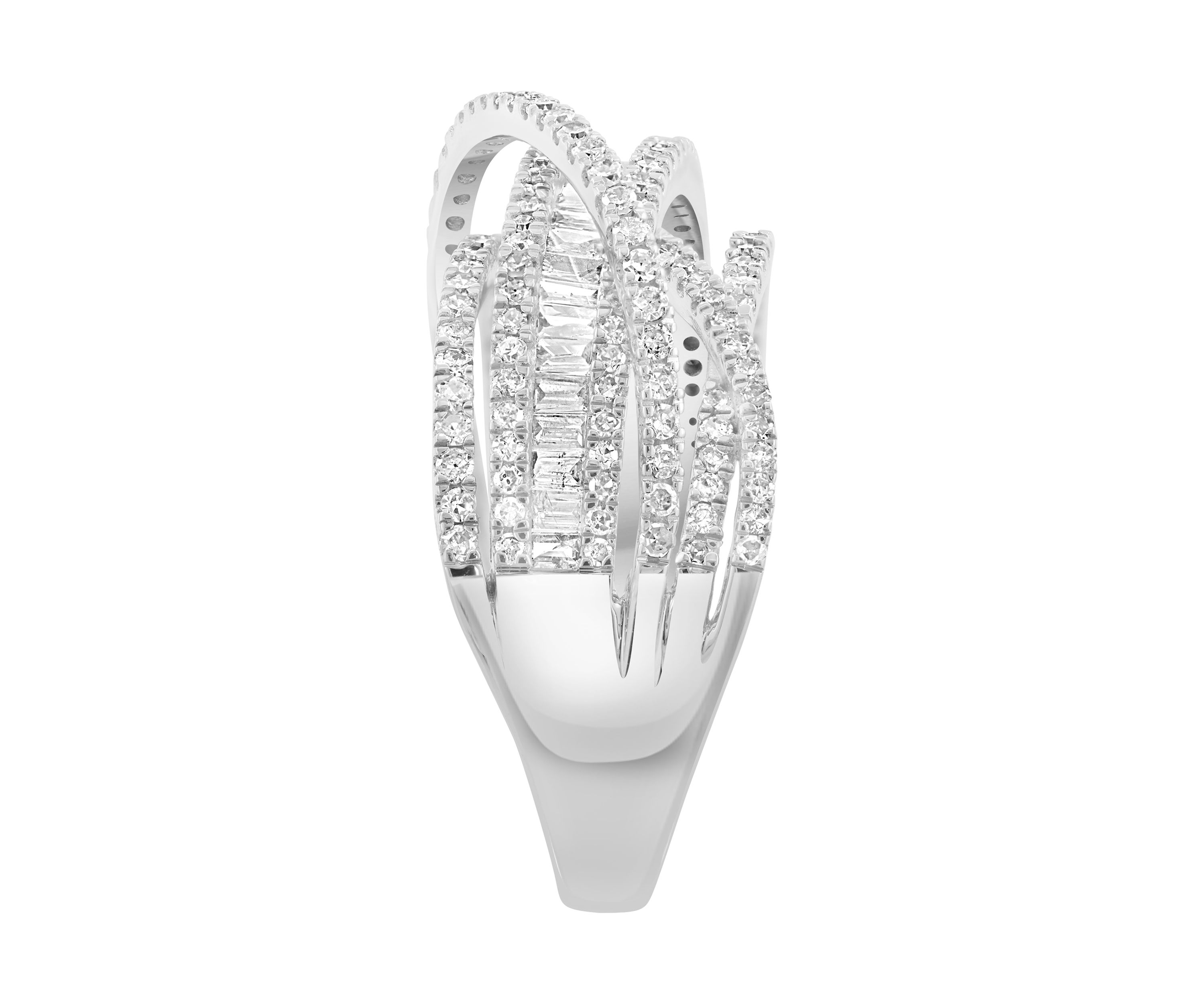 14K White Gold Diamond Ring