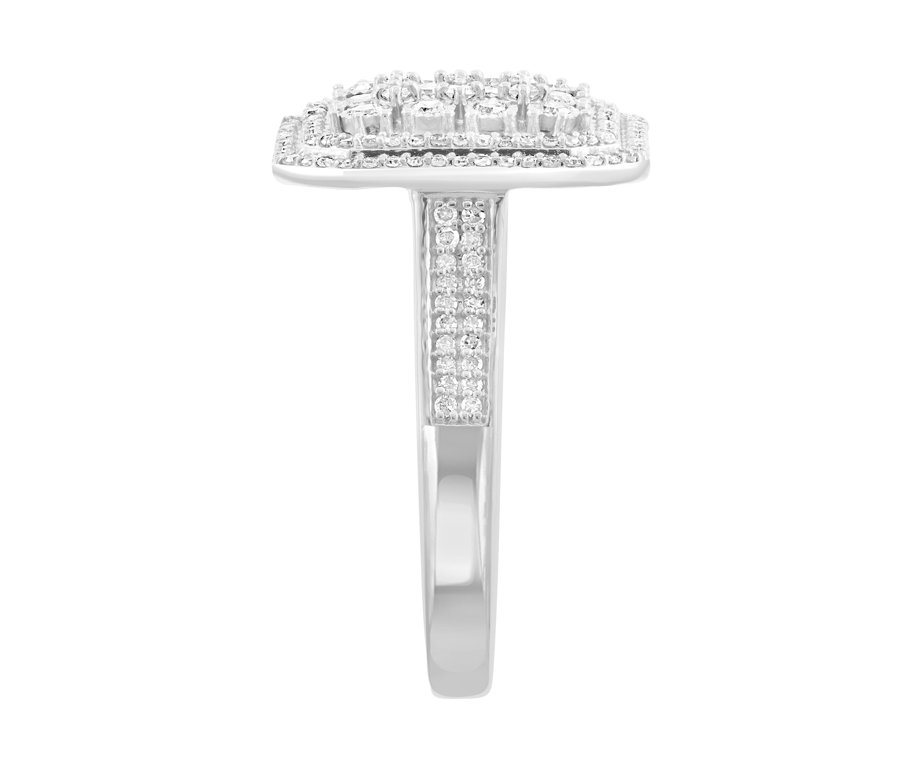 Sterling Silver Diamond Ring