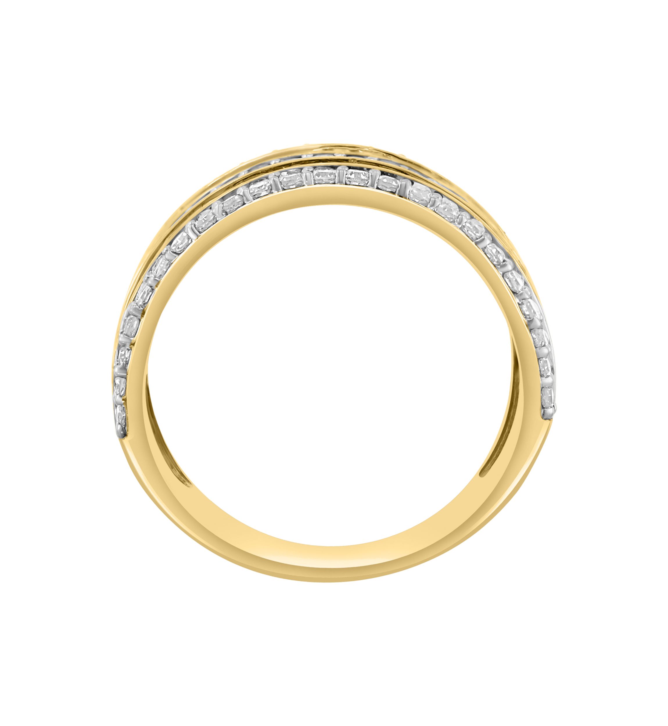 14K Yellow Gold Diamond Ring