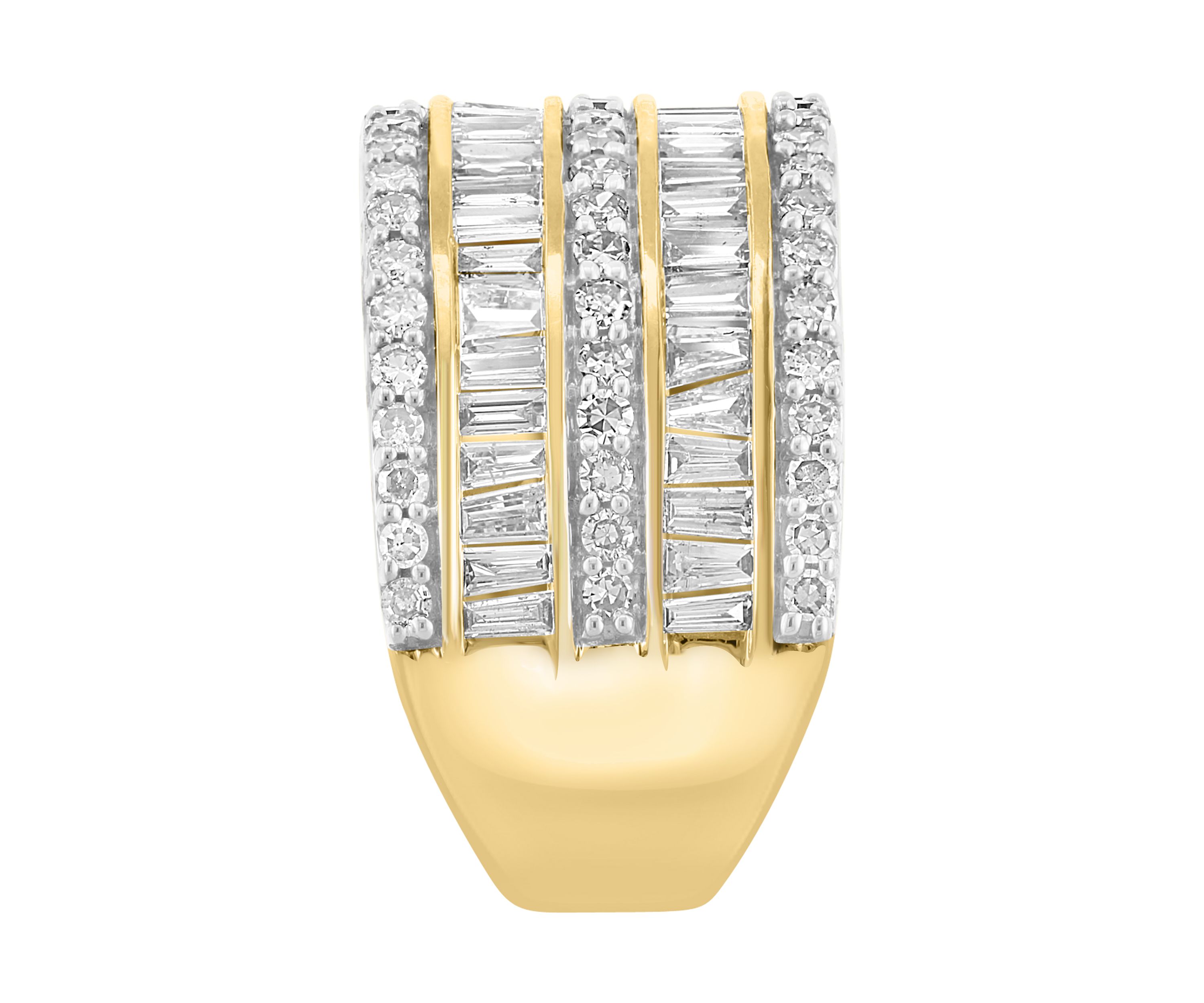 14K Yellow Gold Diamond Ring