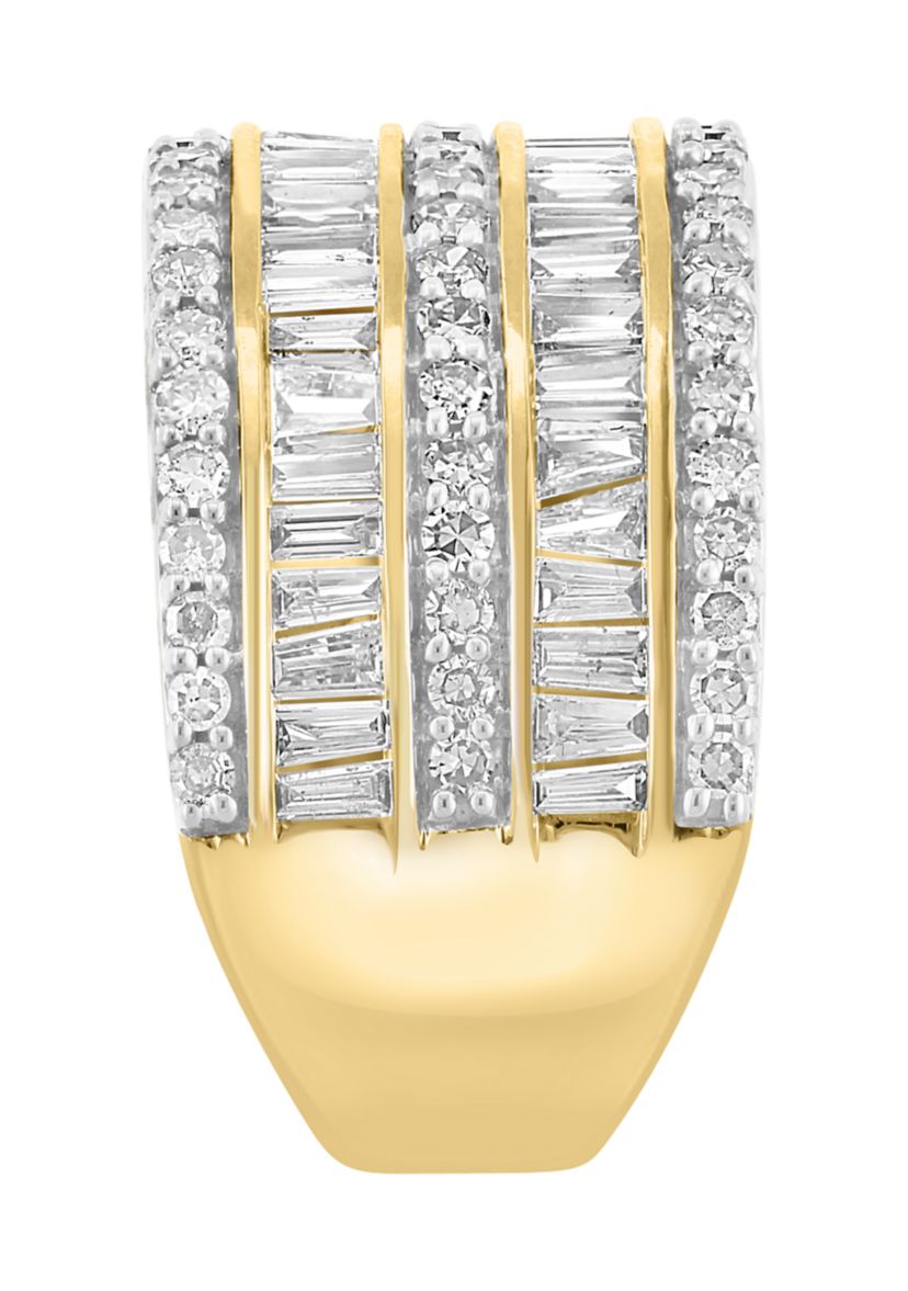 14K Yellow Gold Diamond Ring