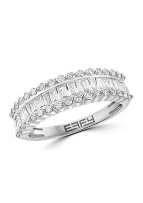 Effy 14K White Gold Diamond Ring