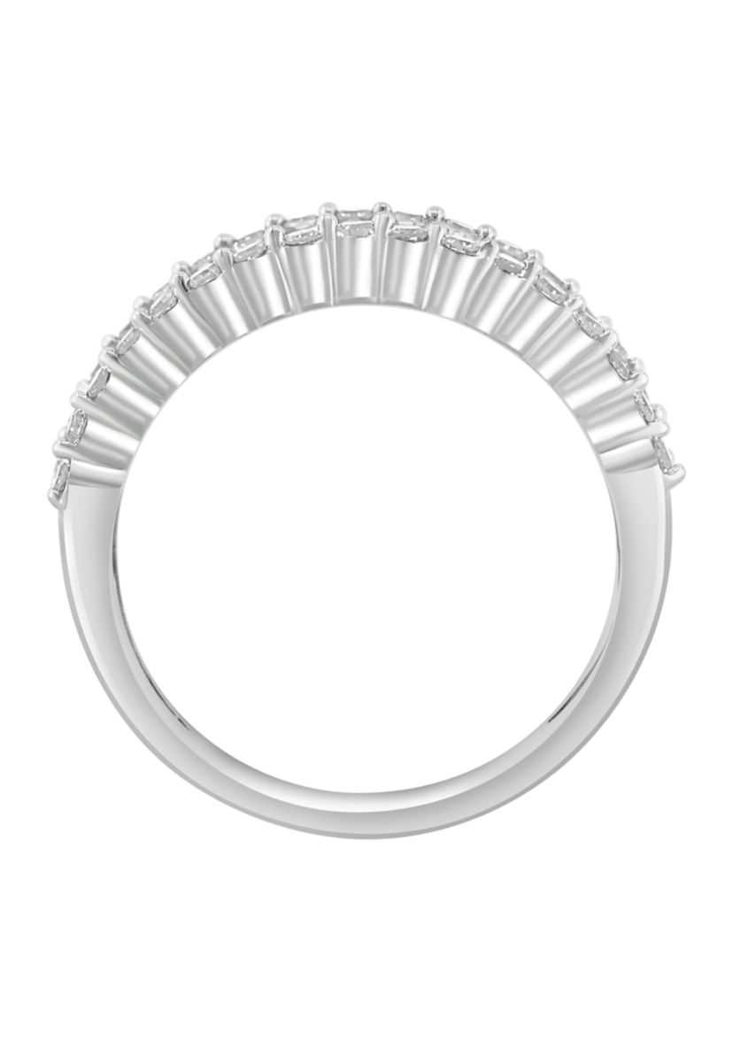 14K White Gold Diamond Ring