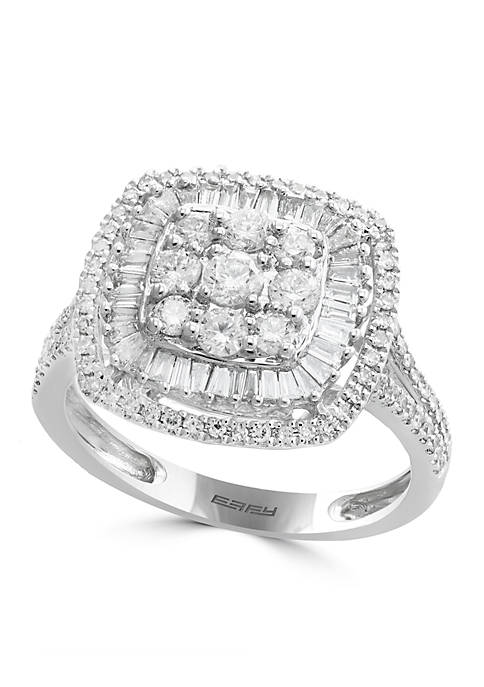 Effy® 14K White Gold Diamond Ring
