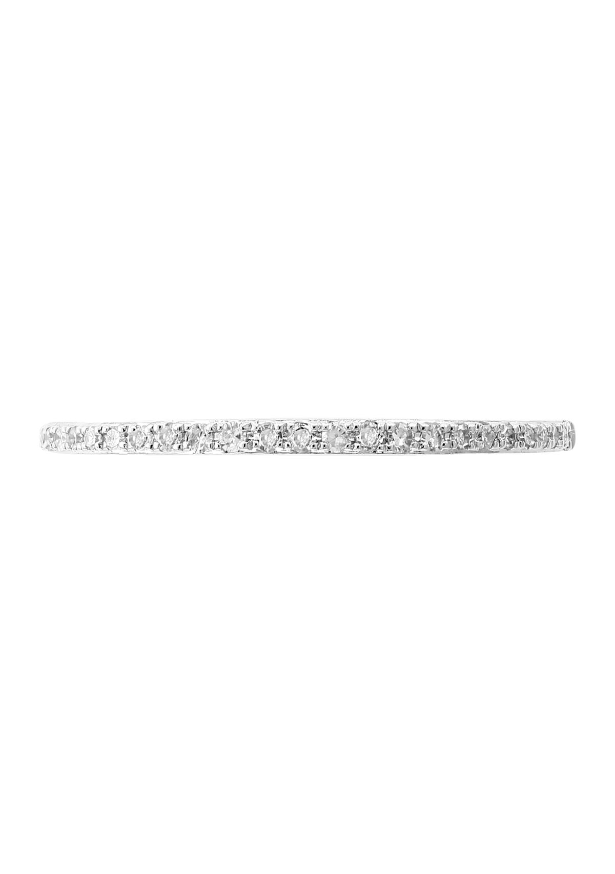 1/8 ct. t.w. Diamond Band in 14K White Gold
