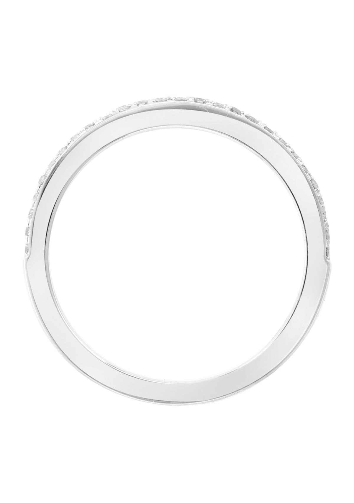 1/8 ct. t.w. Diamond Band in 14K White Gold