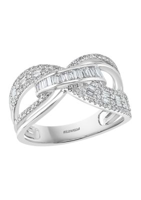 Effy 3/4 Ct. T.w. Diamond Ring In 14K White Gold, 7 -  0191120143293