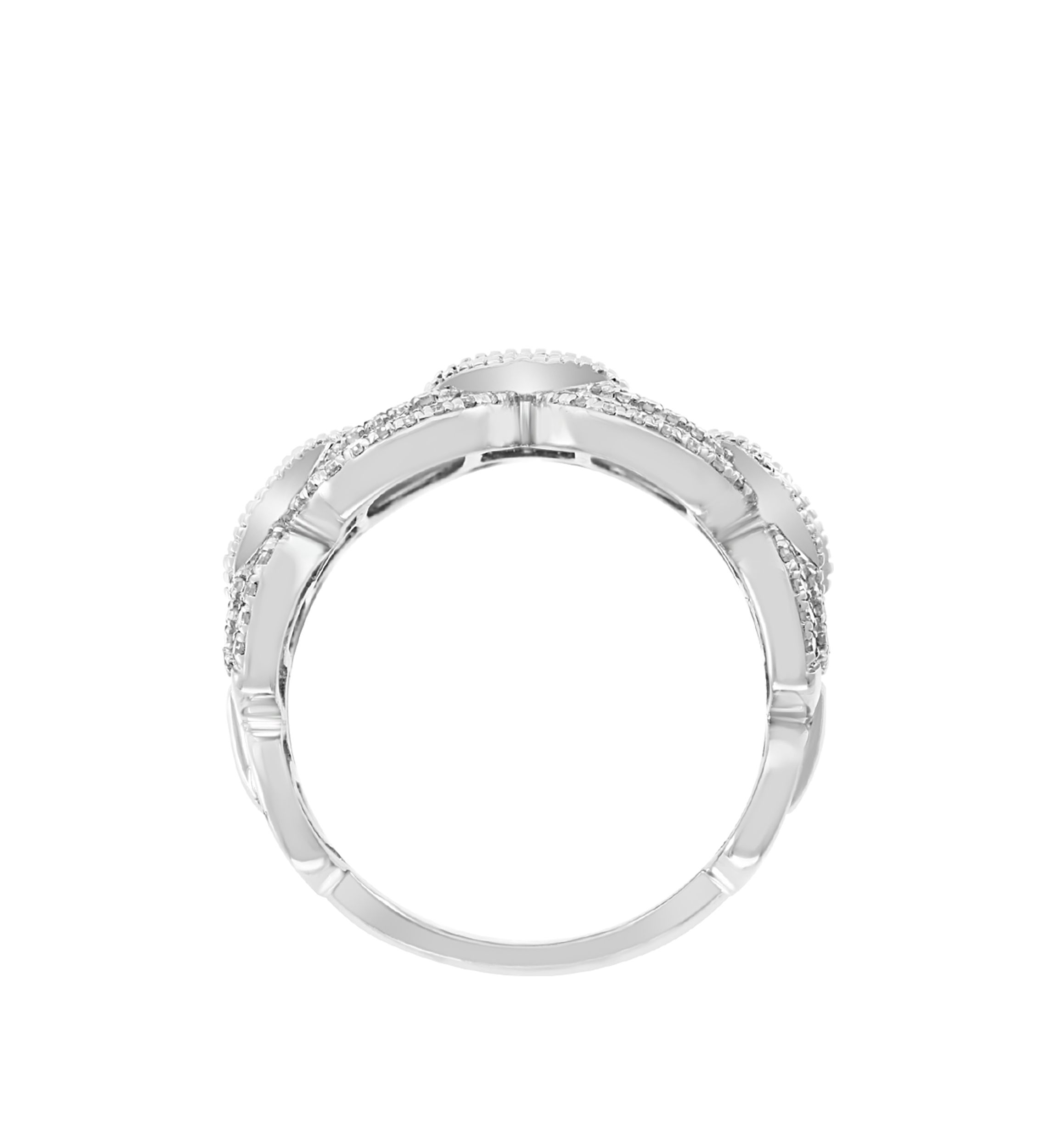 3/8 ct. t.w. Diamond and 1.85 ct. t.w. Natural Sapphire Ring in 14k White Gold