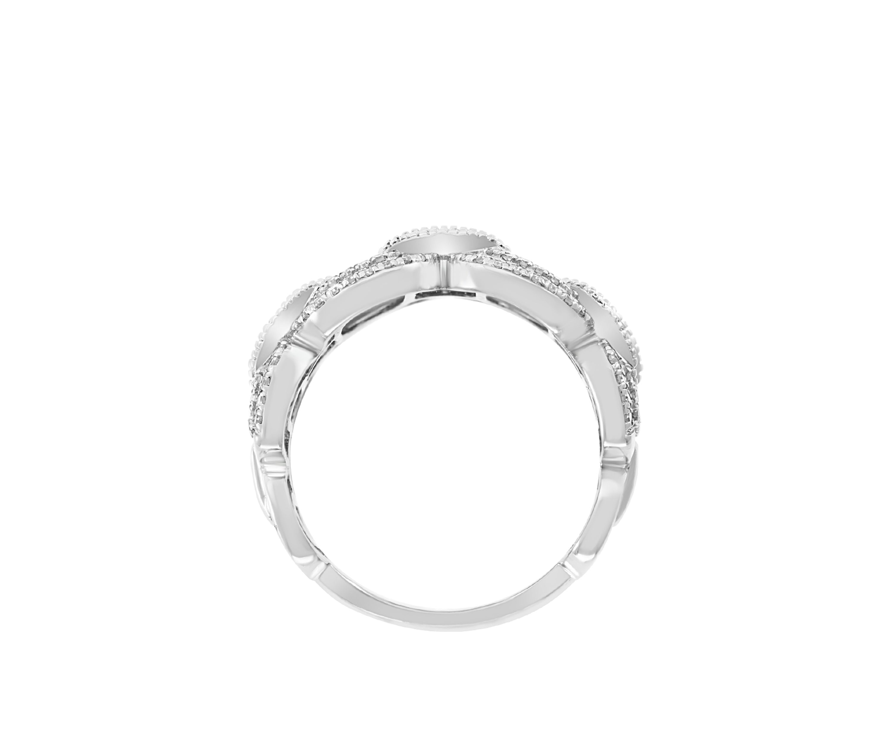 3/8 ct. t.w. Diamond and 1.85 ct. t.w. Natural Sapphire Ring in 14k White Gold