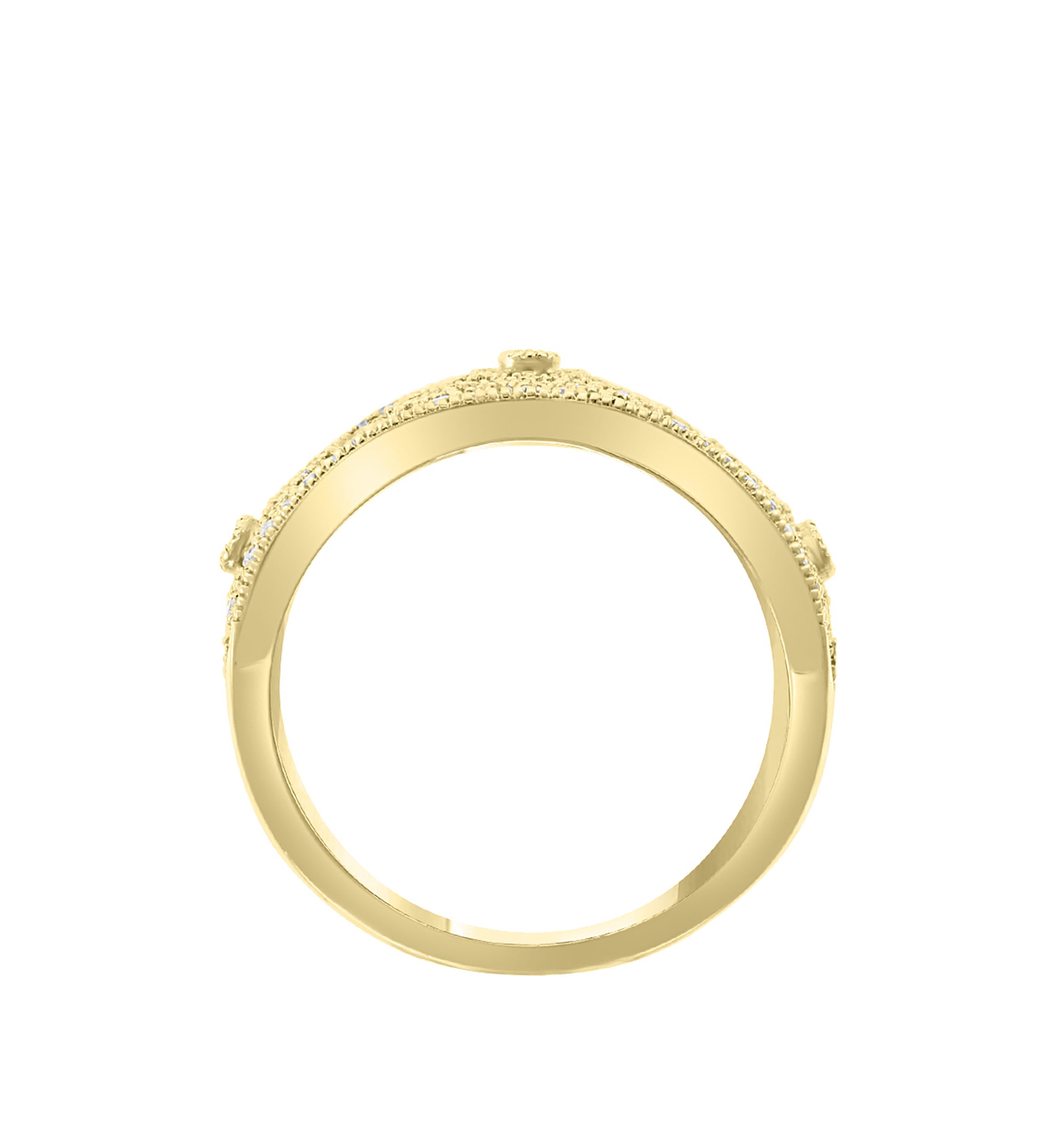 3/8 ct. t.w. Diamond Ring in 14k Yellow Gold