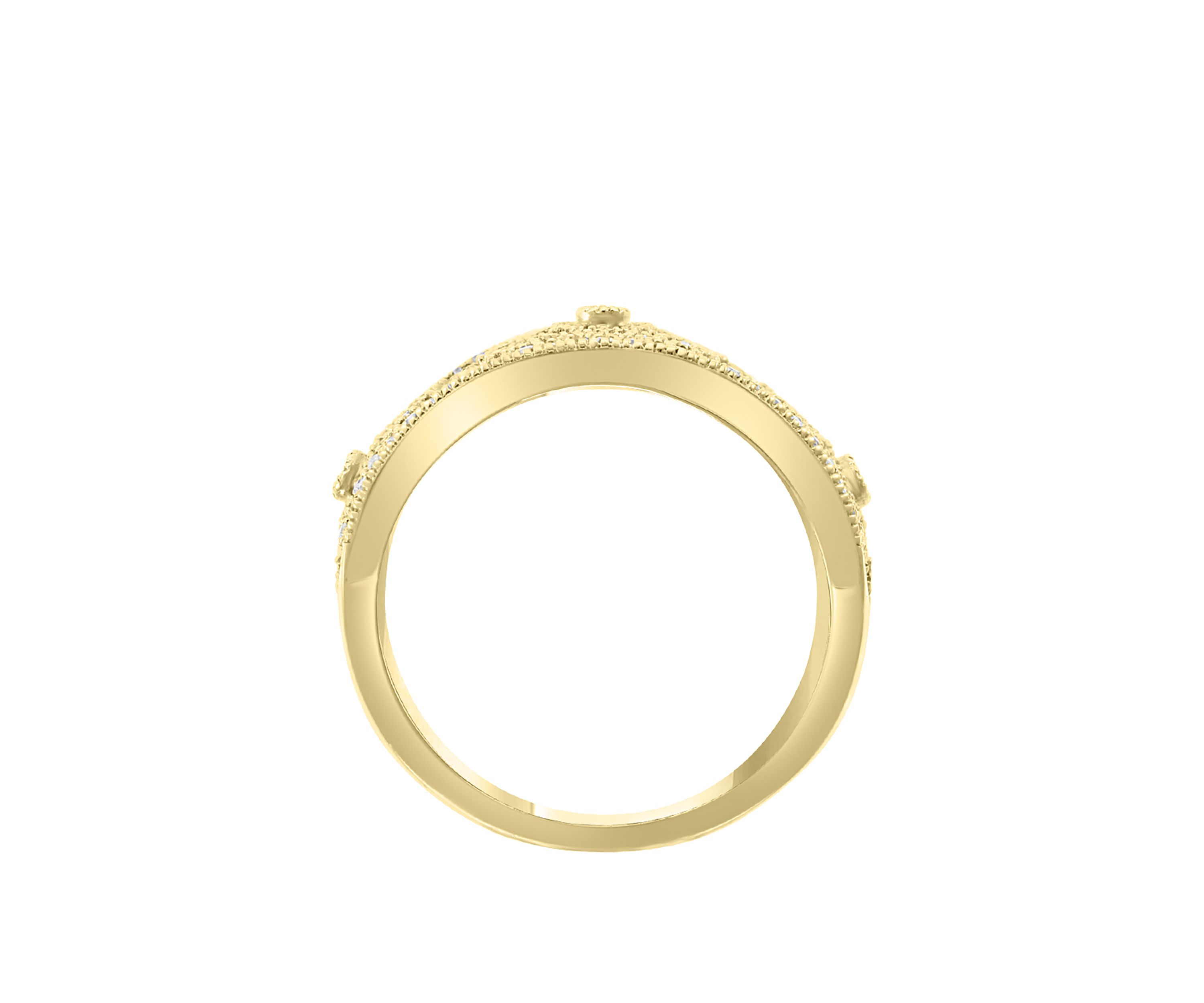3/8 ct. t.w. Diamond Ring in 14k Yellow Gold