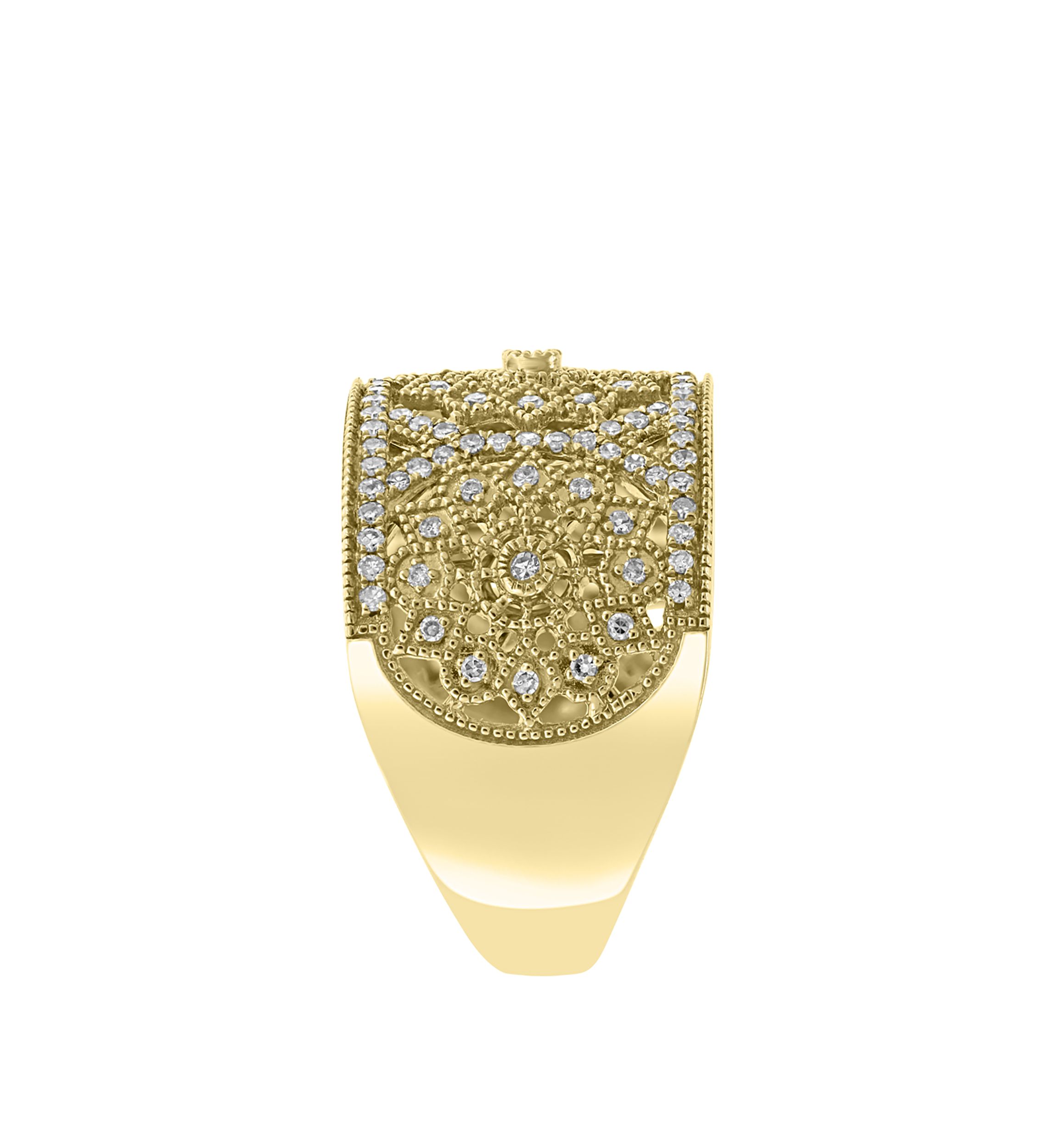 3/8 ct. t.w. Diamond Ring in 14k Yellow Gold