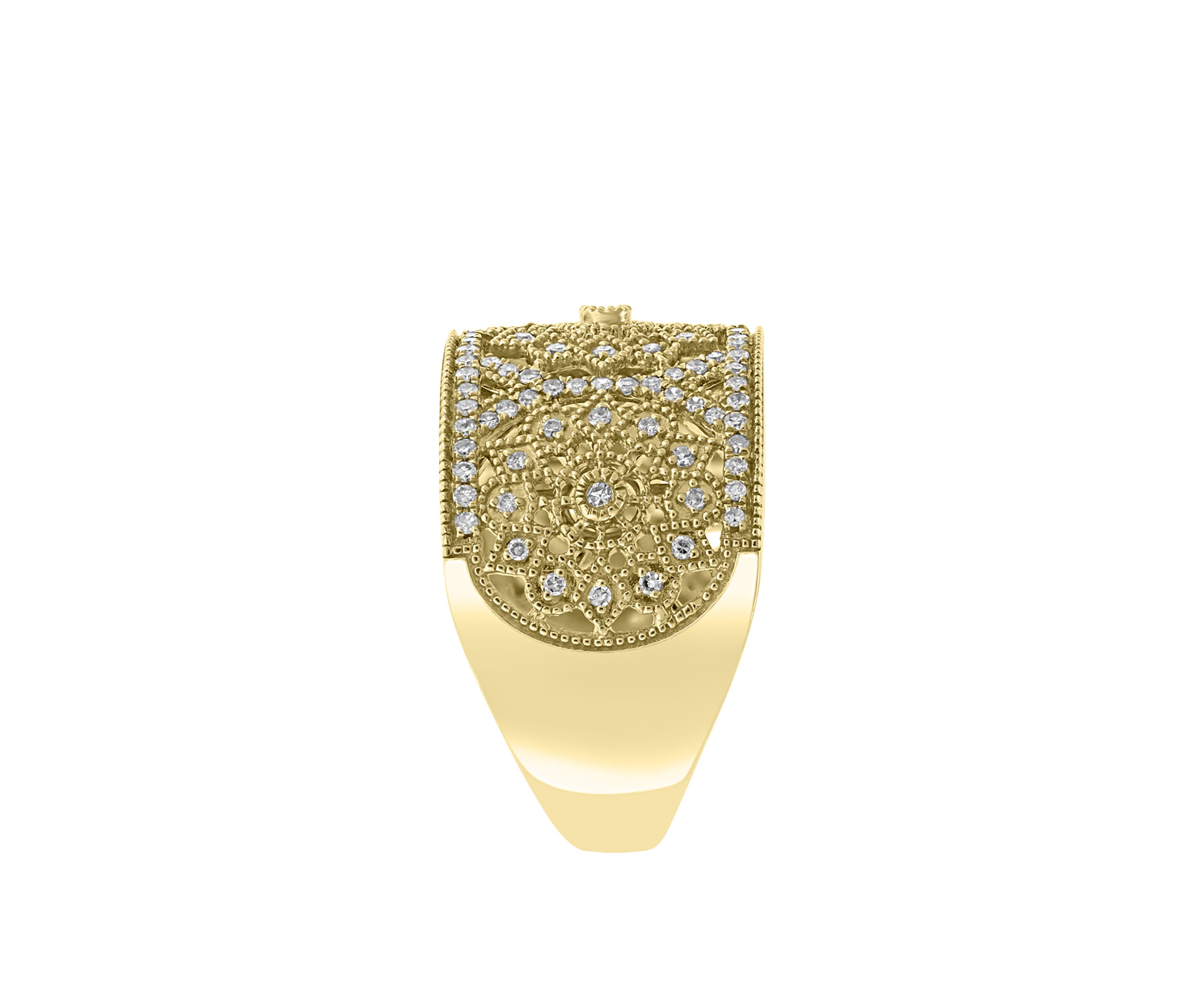3/8 ct. t.w. Diamond Ring in 14k Yellow Gold