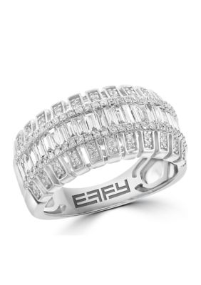 Effy 3/4 ct. t.w. Diamond Band Ring in 14K White Gold -  5400452WZ0HR53DD3