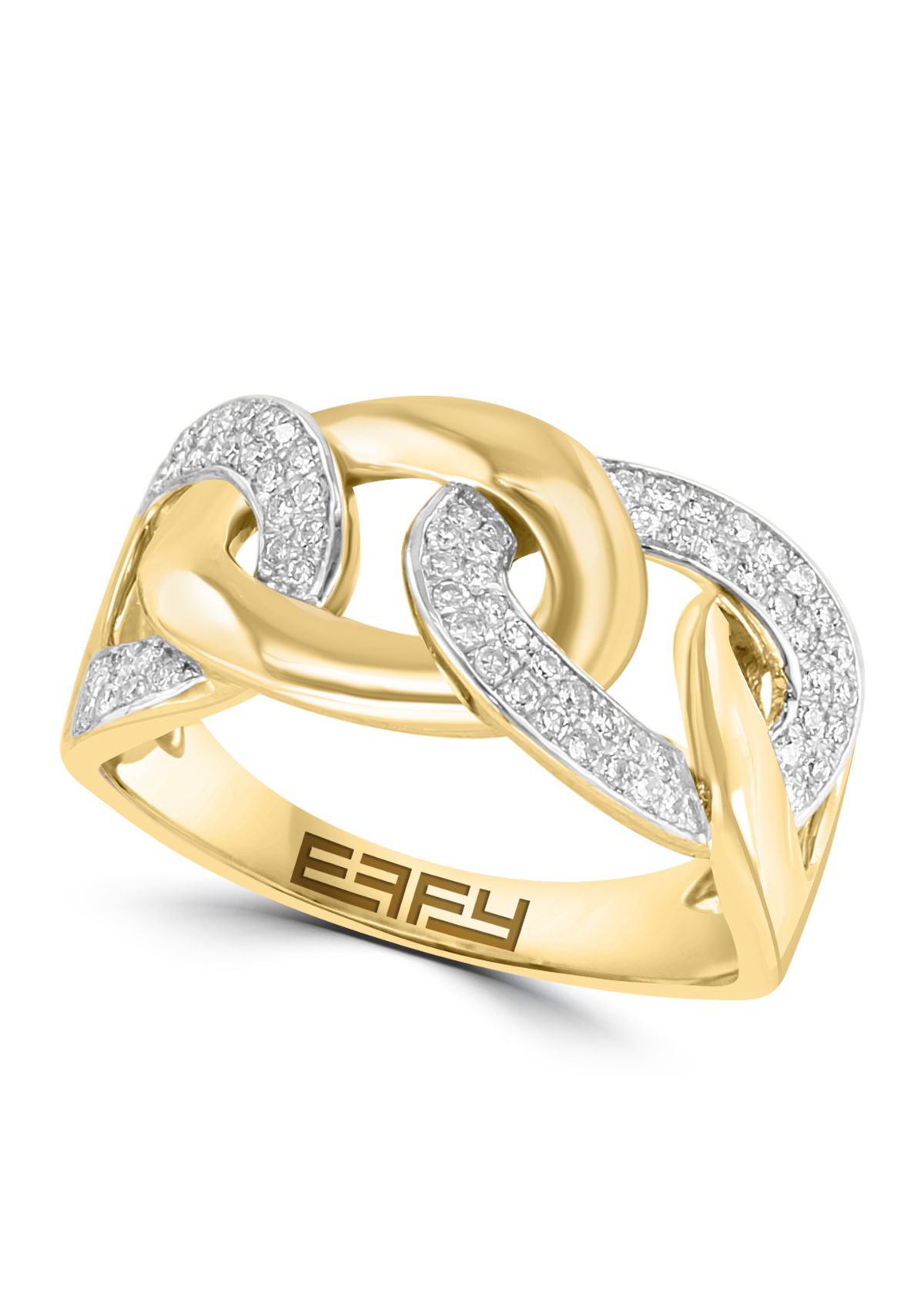 14K Yellow Gold Diamond Ring 