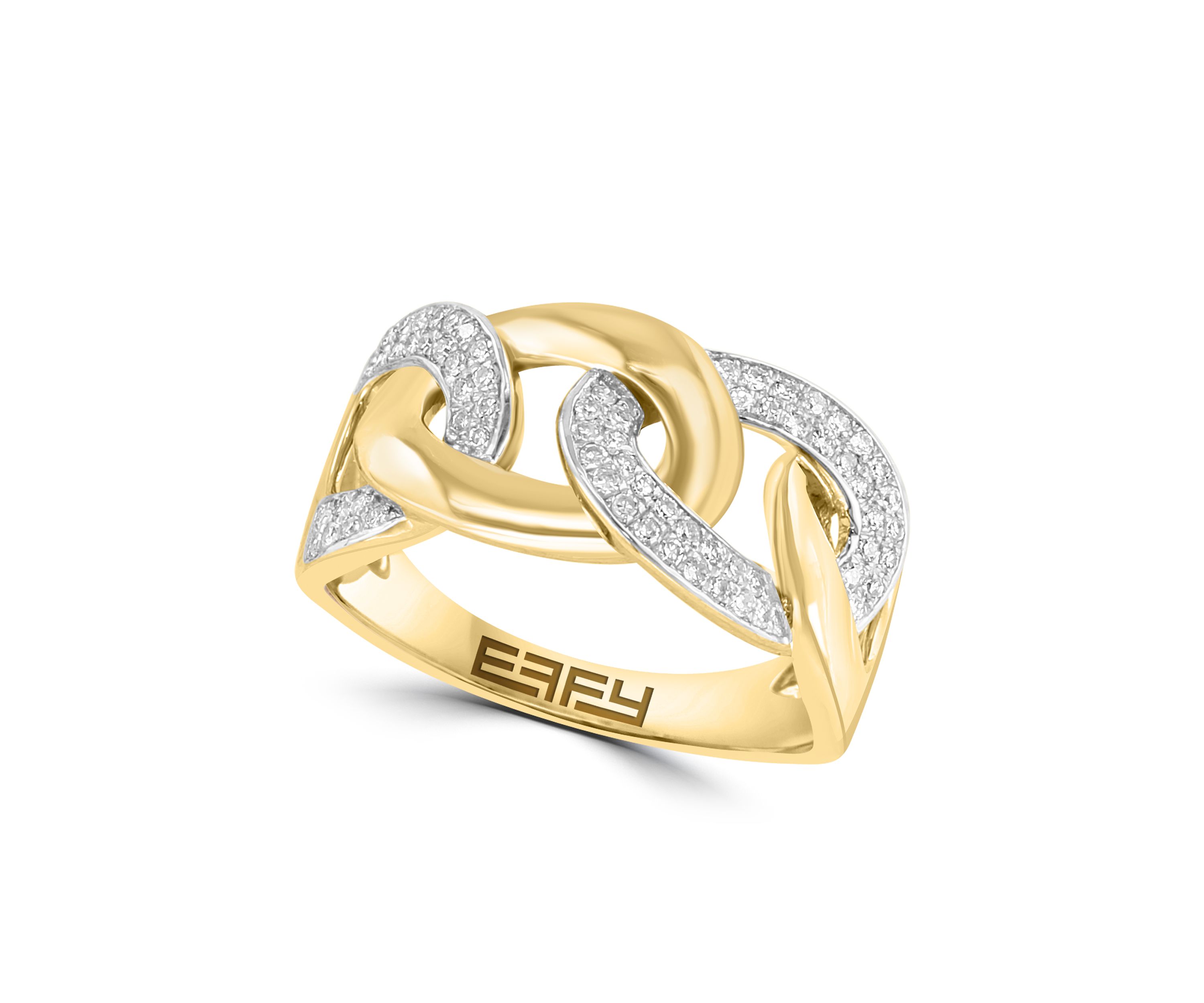 14K Yellow Gold Diamond Ring 