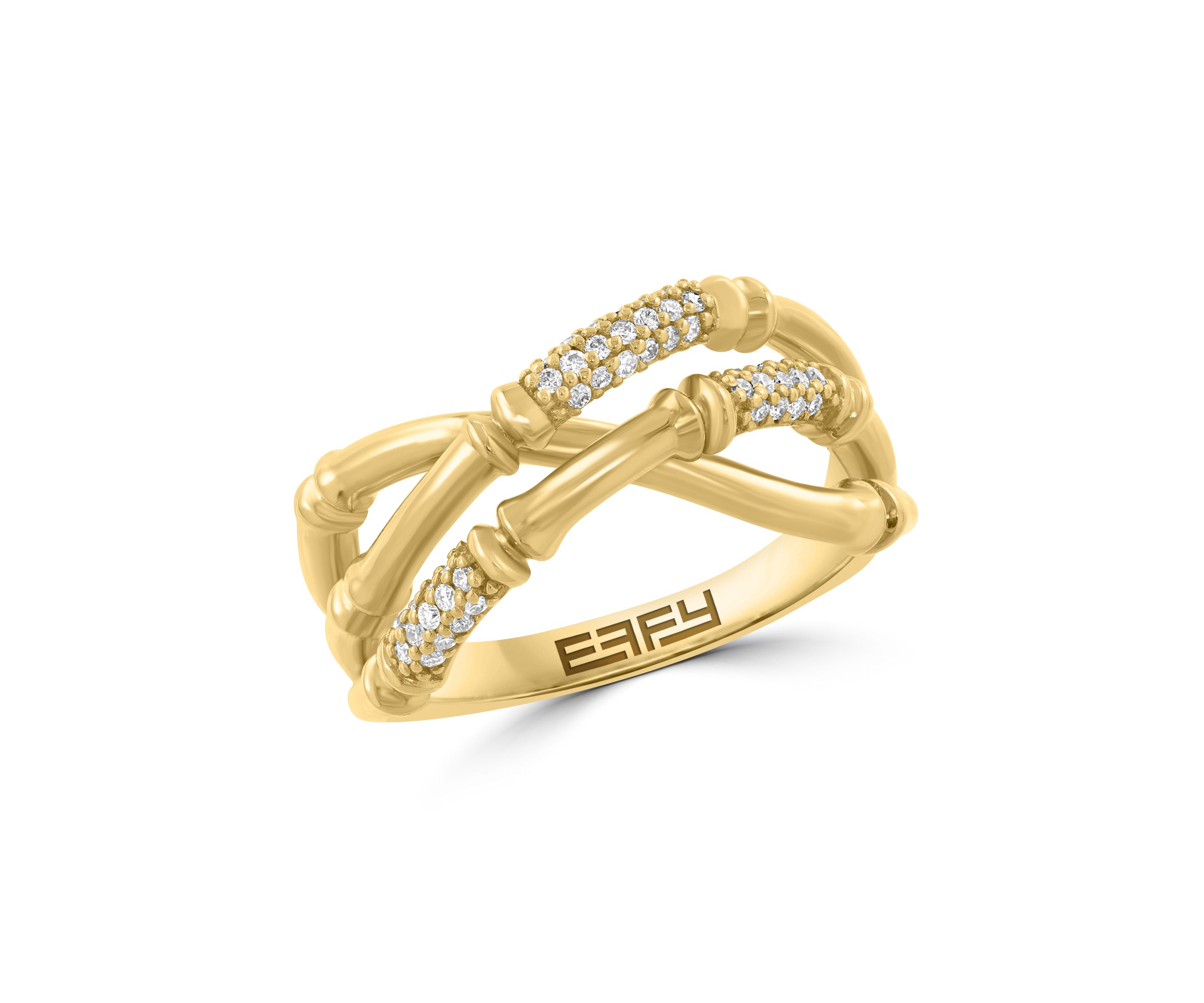 1/5 ct. t.w. Diamond Ring in 14K Yellow Gold