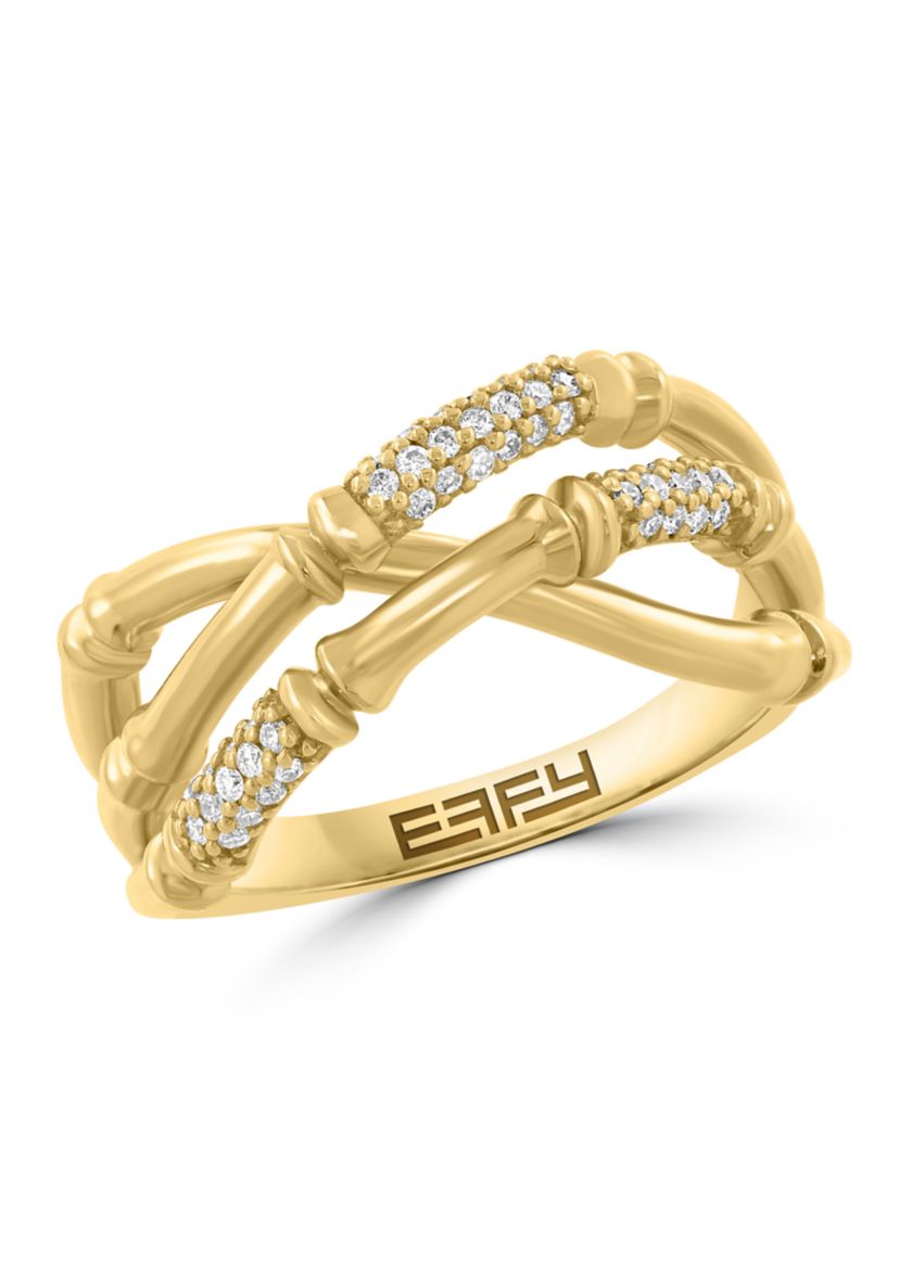 1/5 ct. t.w. Diamond Ring in 14K Yellow Gold