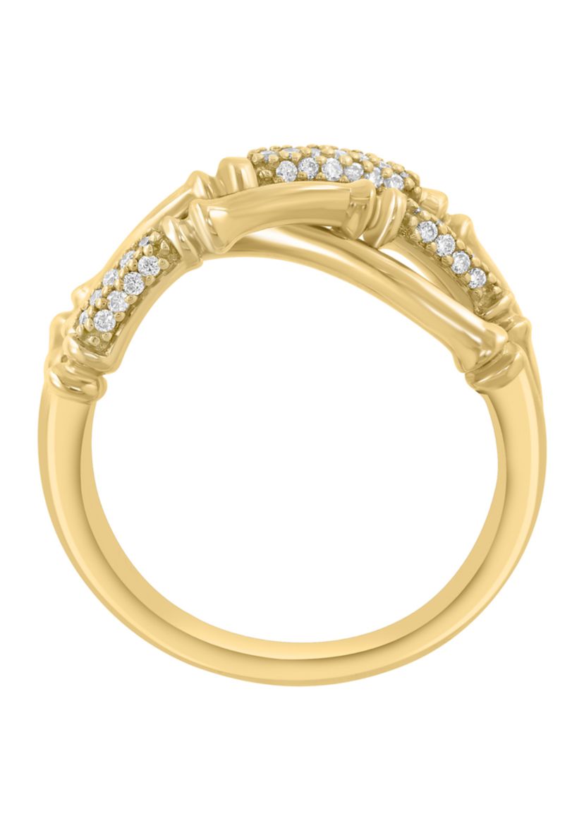 1/5 ct. t.w. Diamond Ring in 14K Yellow Gold