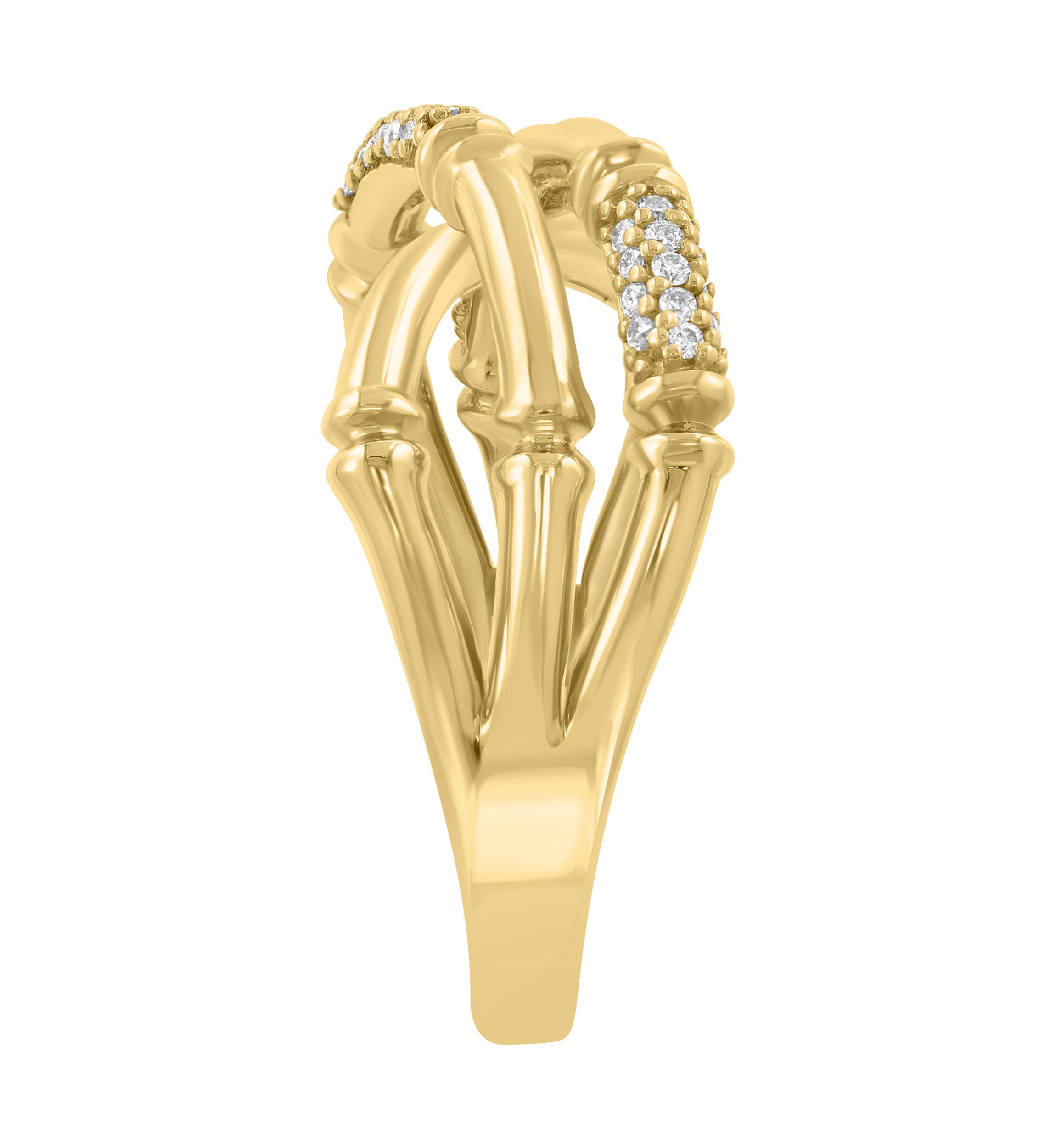 1/5 ct. t.w. Diamond Ring in 14K Yellow Gold