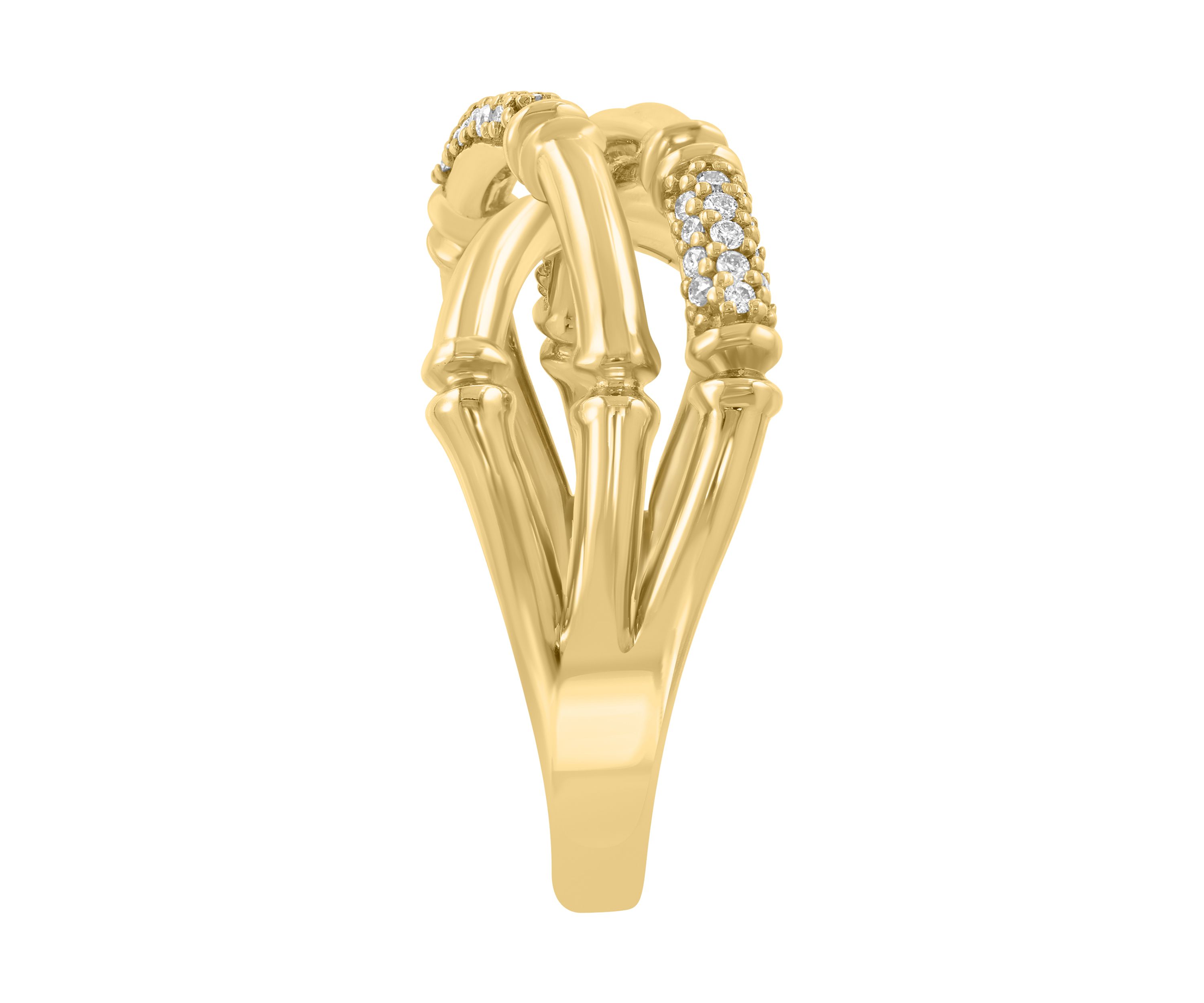 1/5 ct. t.w. Diamond Ring in 14K Yellow Gold